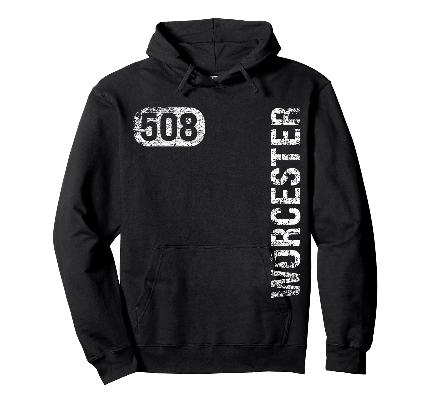 Worcester Massachusetts 508 Area Code Vintage Retro T-Shirt