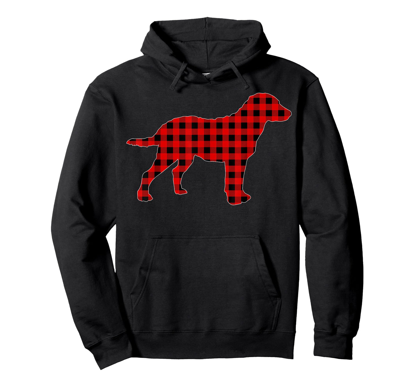 Buffalo Plaid Chesapeake Bay Retriever Dog Christmas Pajama T-Shirt