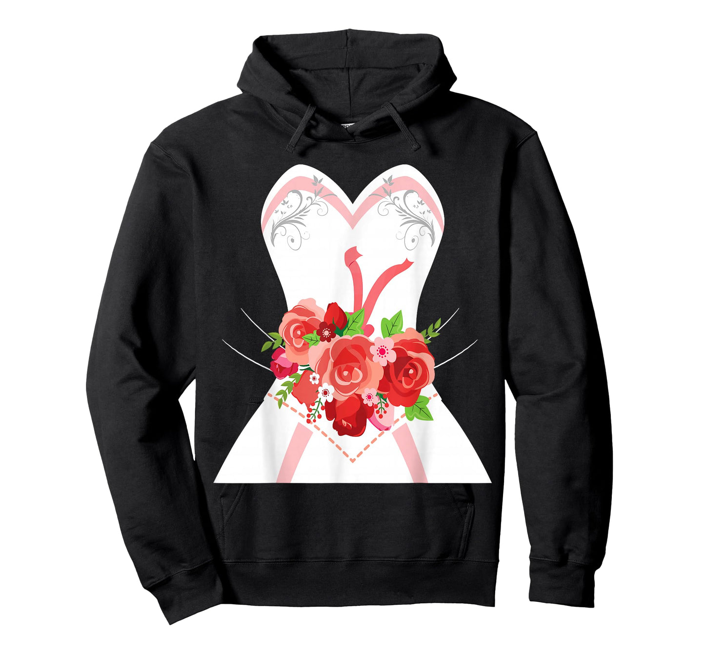Simple Wedding Dress T-Shirt for Bridal Showers Gift T-Shirt