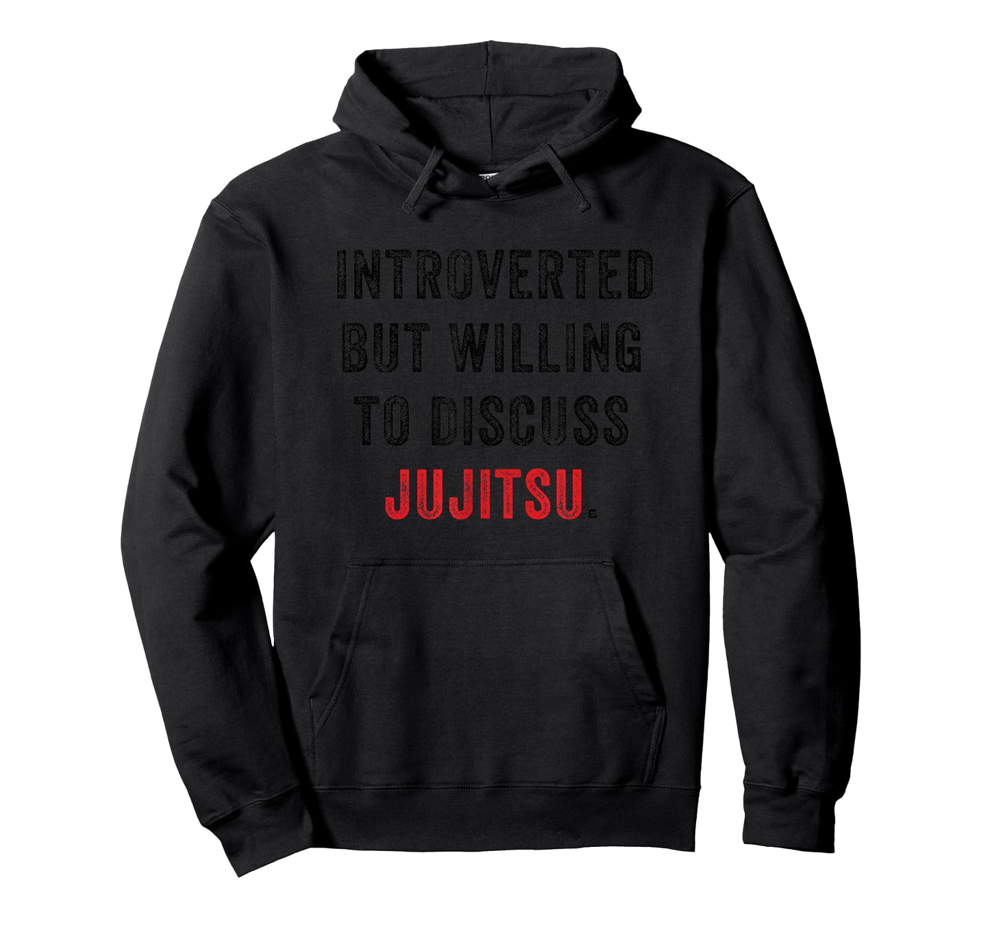 Introverted But Willing to Discuss Jujitsu Funny Anti Social T-Shirt