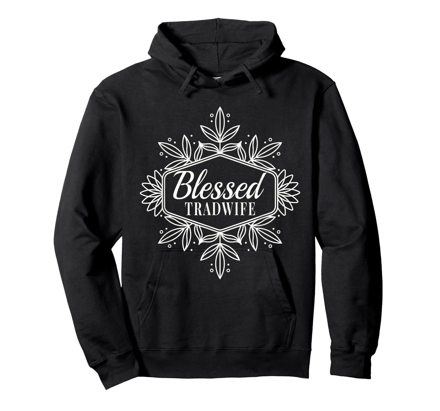 Blessed Tradwife Floral Design Traditional Wife Role T-Shirt