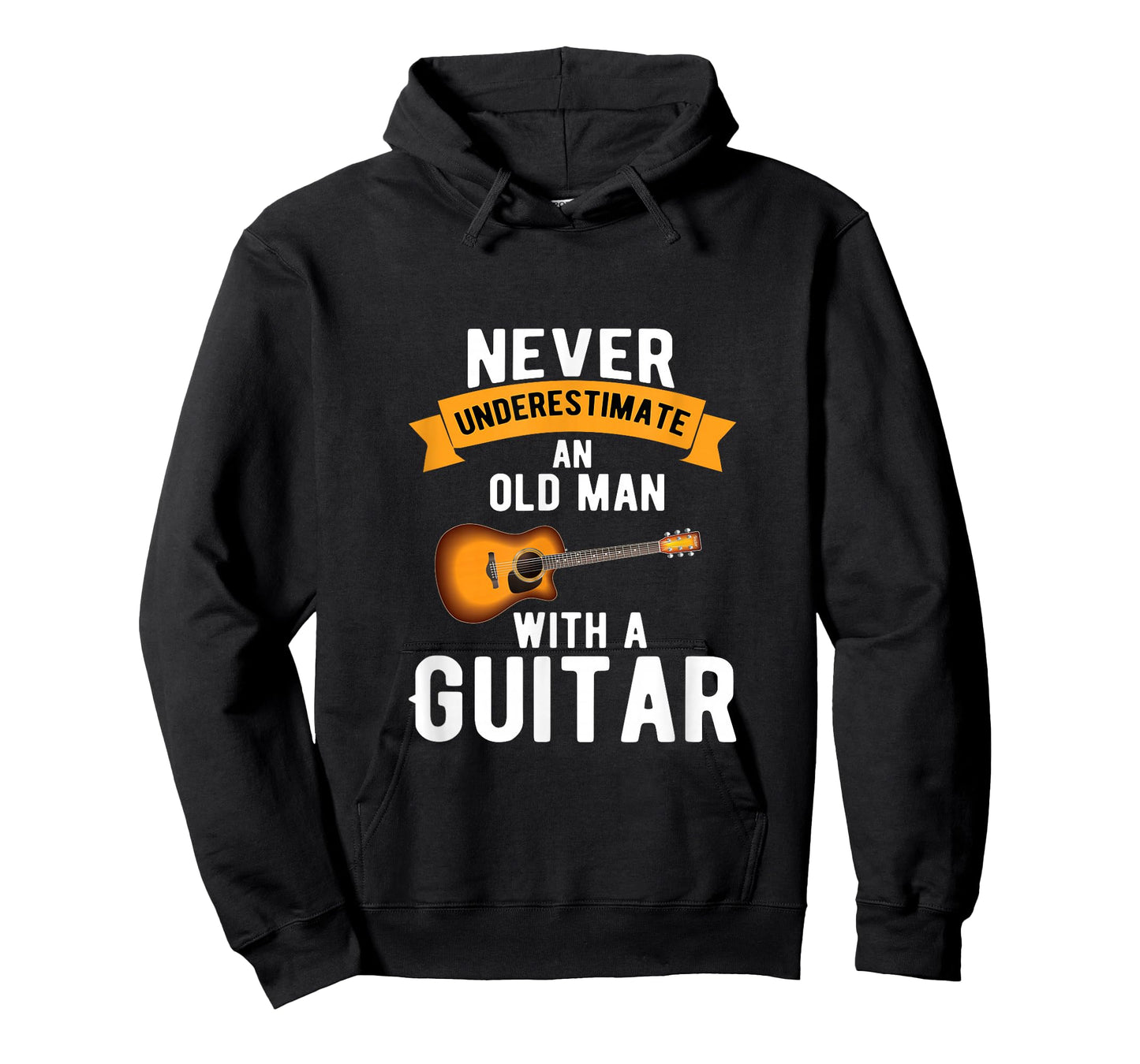 Guitar Funny Never Underestimate an Old Man with a Guitar T-Shirt