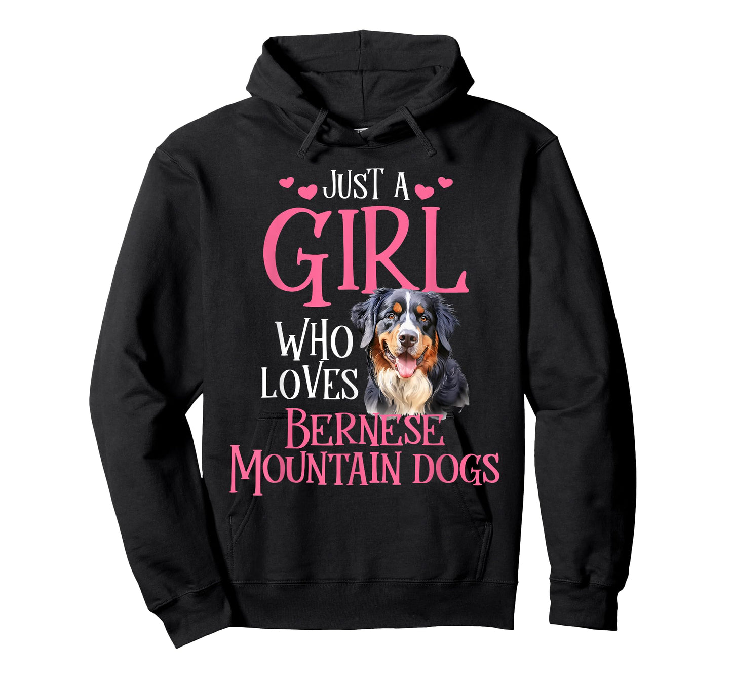 Just A Girl Who Loves Bernese Mountain Dogs T-Shirt