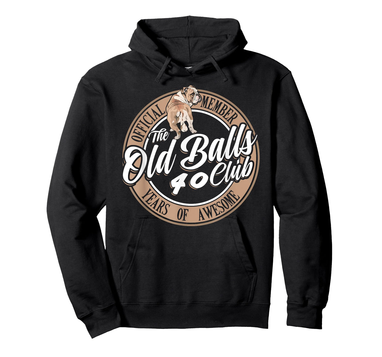 Old Balls Club 40 Years of Awesome Funny 40th Birthday Gag T-Shirt