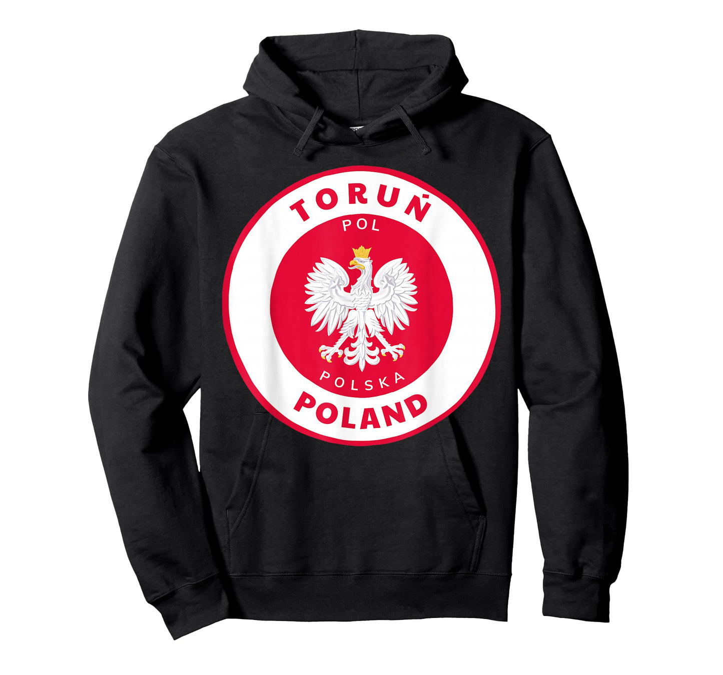Torun Poland PL Polish Heritage & Pride Flag Badge T-Shirt