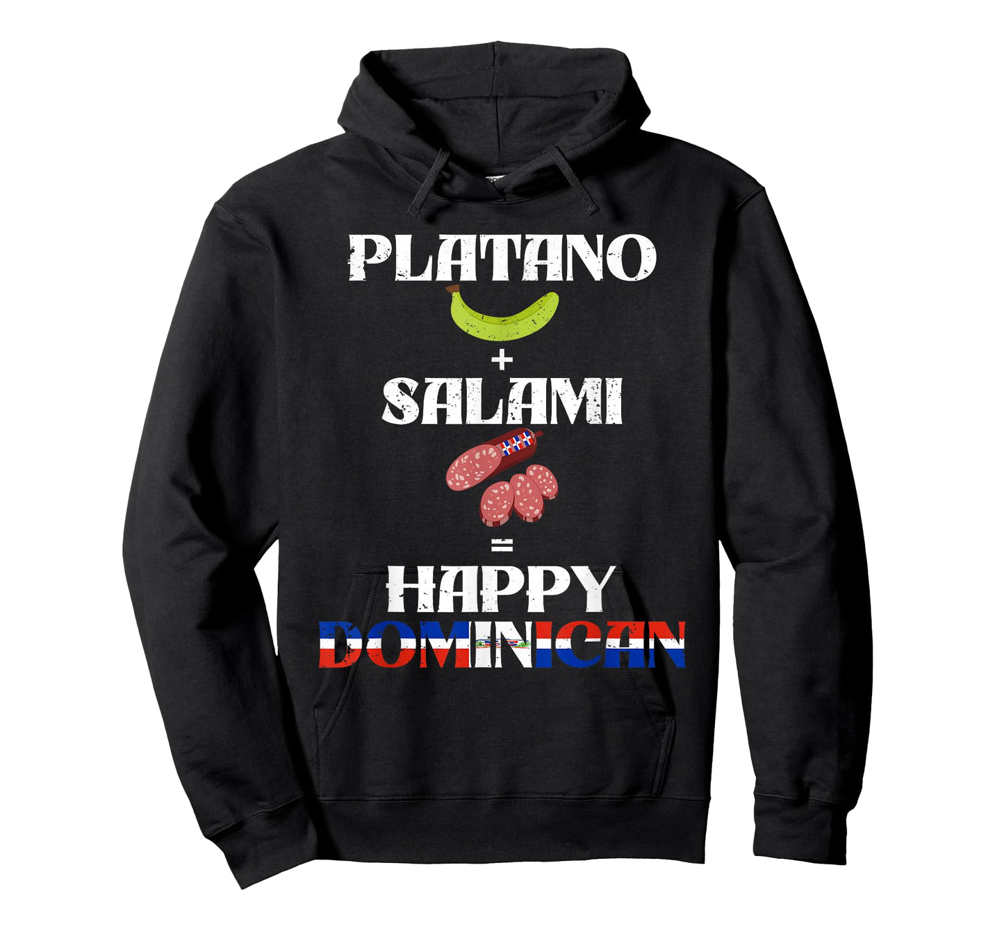 Fun dominican platano + salami happy dominican republic joke T-Shirt