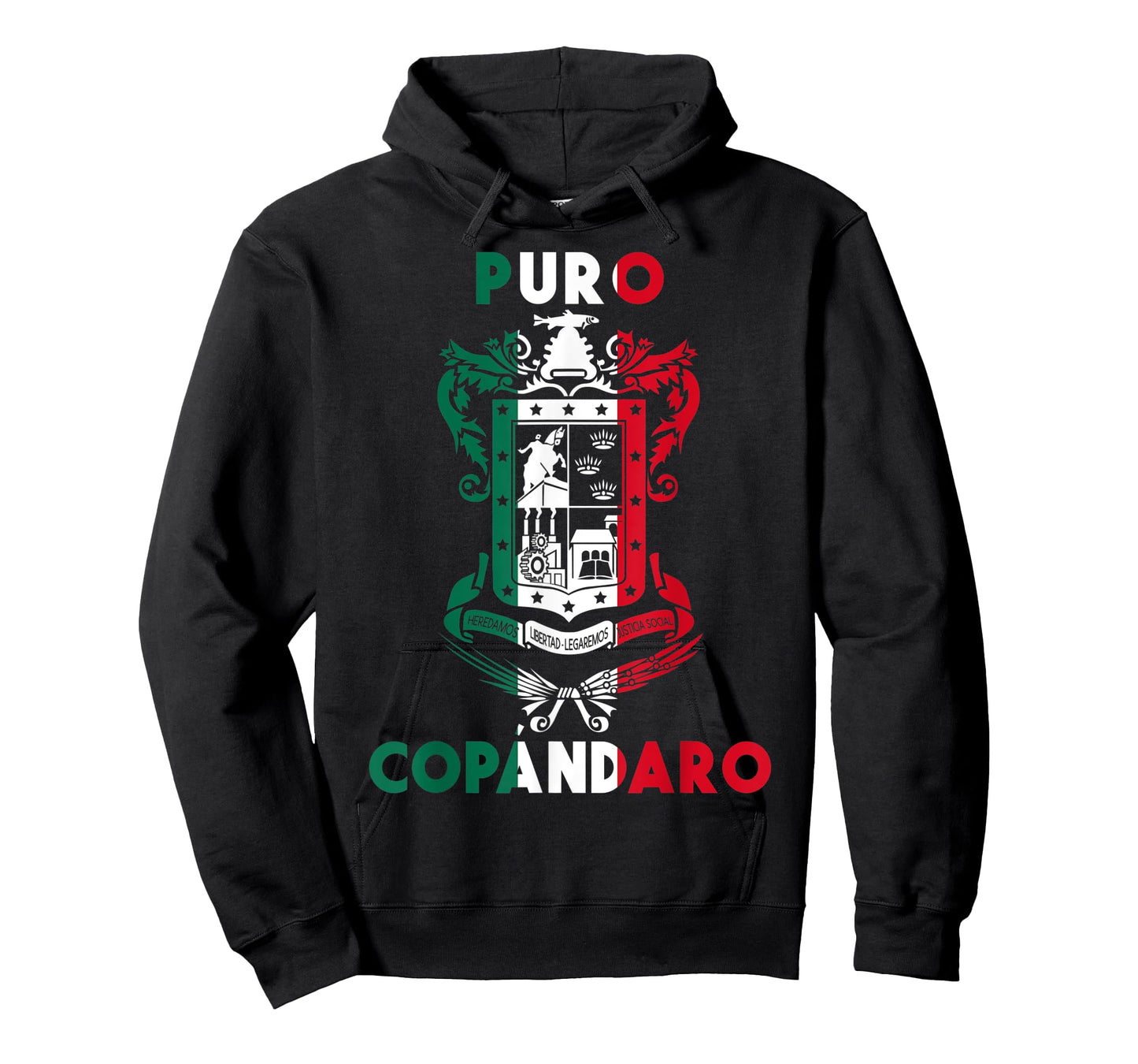 Copándaro Michoacan Mexico Escudo Y Lema Arte Emblem Merch T-Shirt
