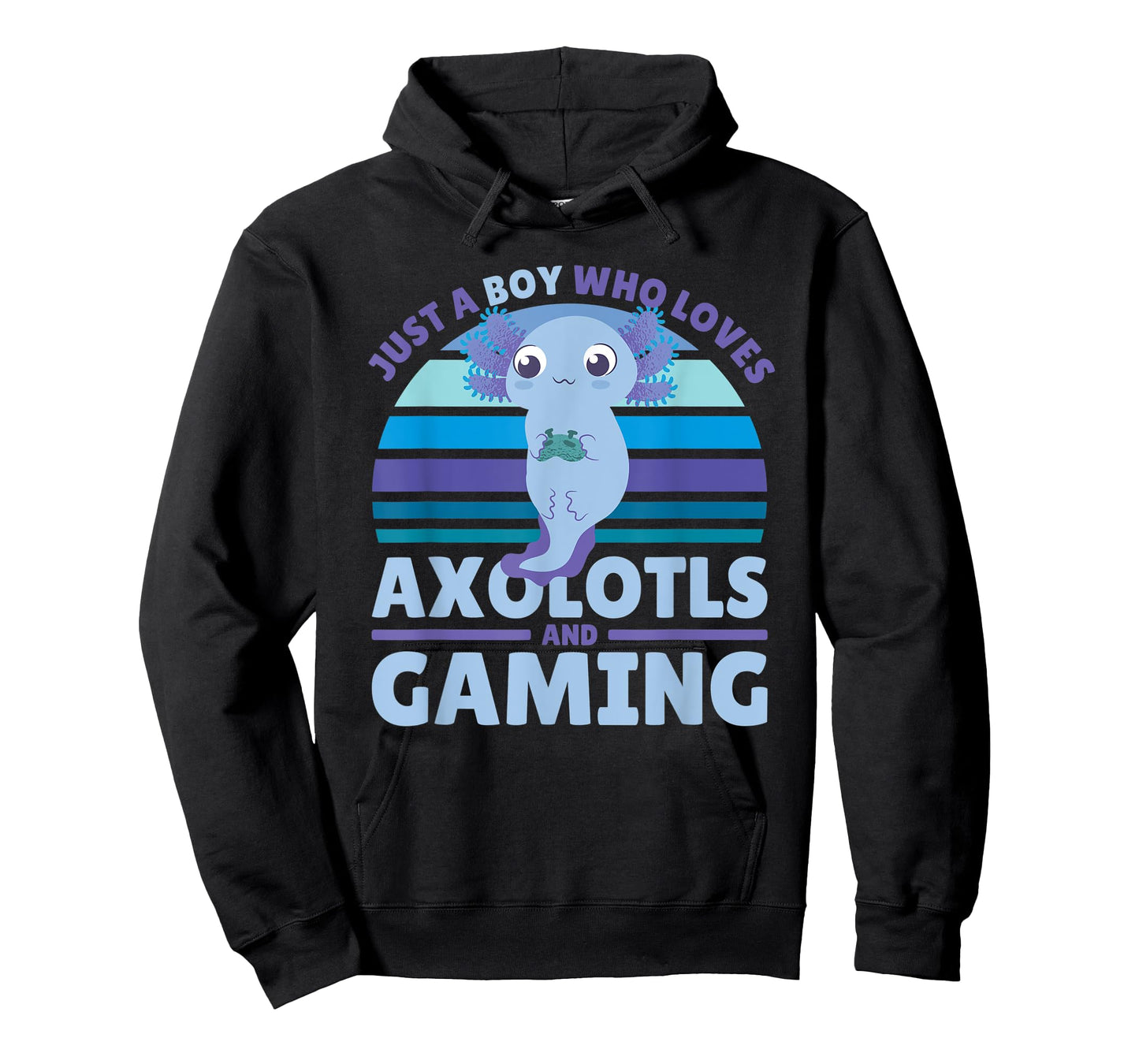 Just A Boy Who Loves Axolotls And Gaming T-Shirt