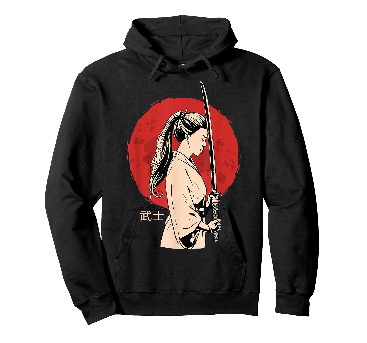 Ancient Japanese Geisha Samurai - Female Samurai - Katana T-Shirt