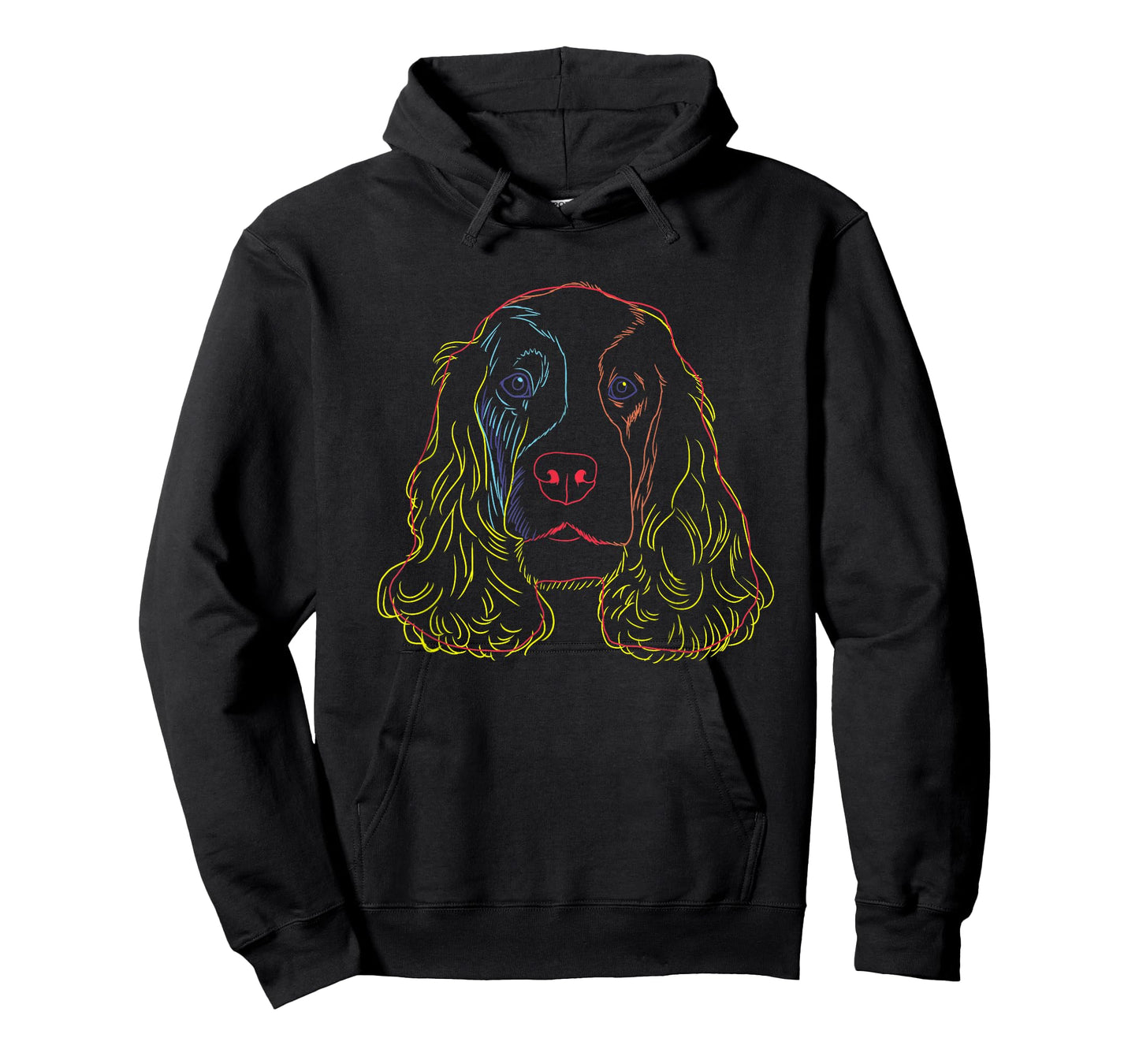 Colourful Dog English Cocker Spaniel Men Women Kids T-Shirt