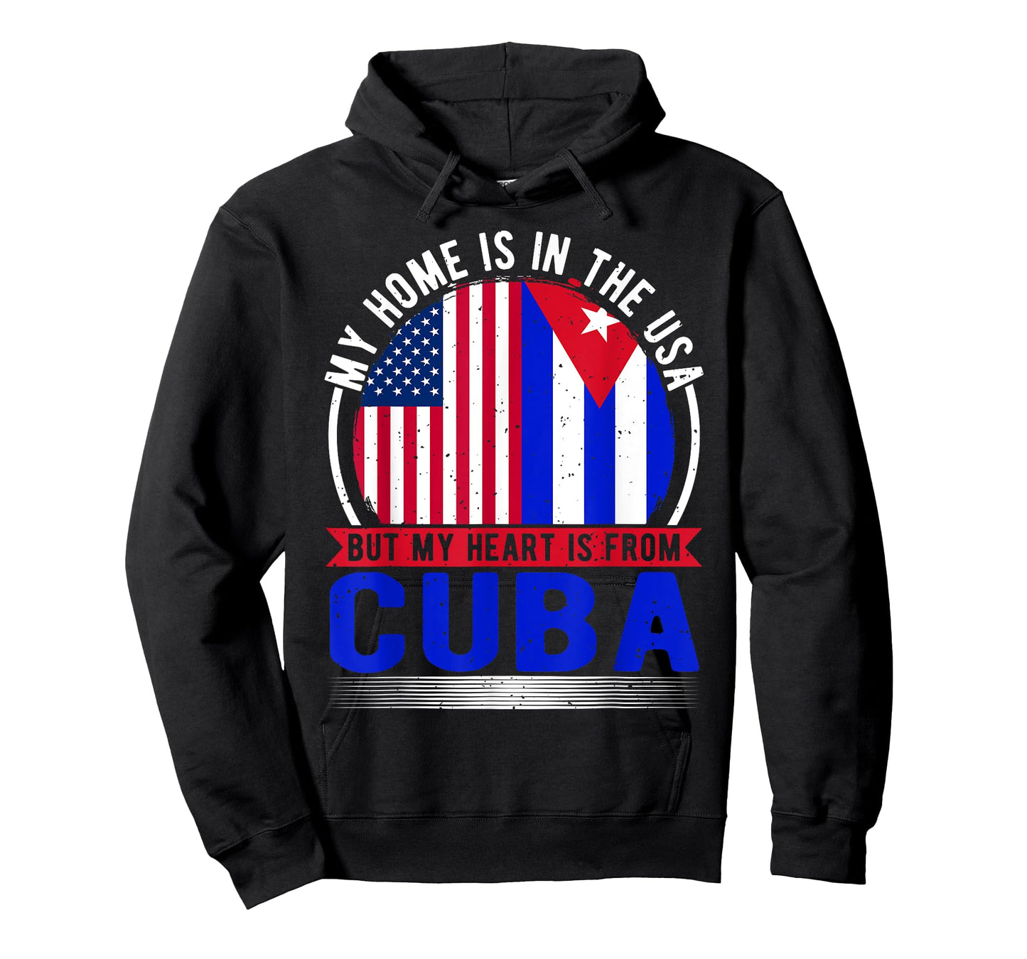 US Flag, USA & Cuba Roots, Cuban Flag T-Shirt