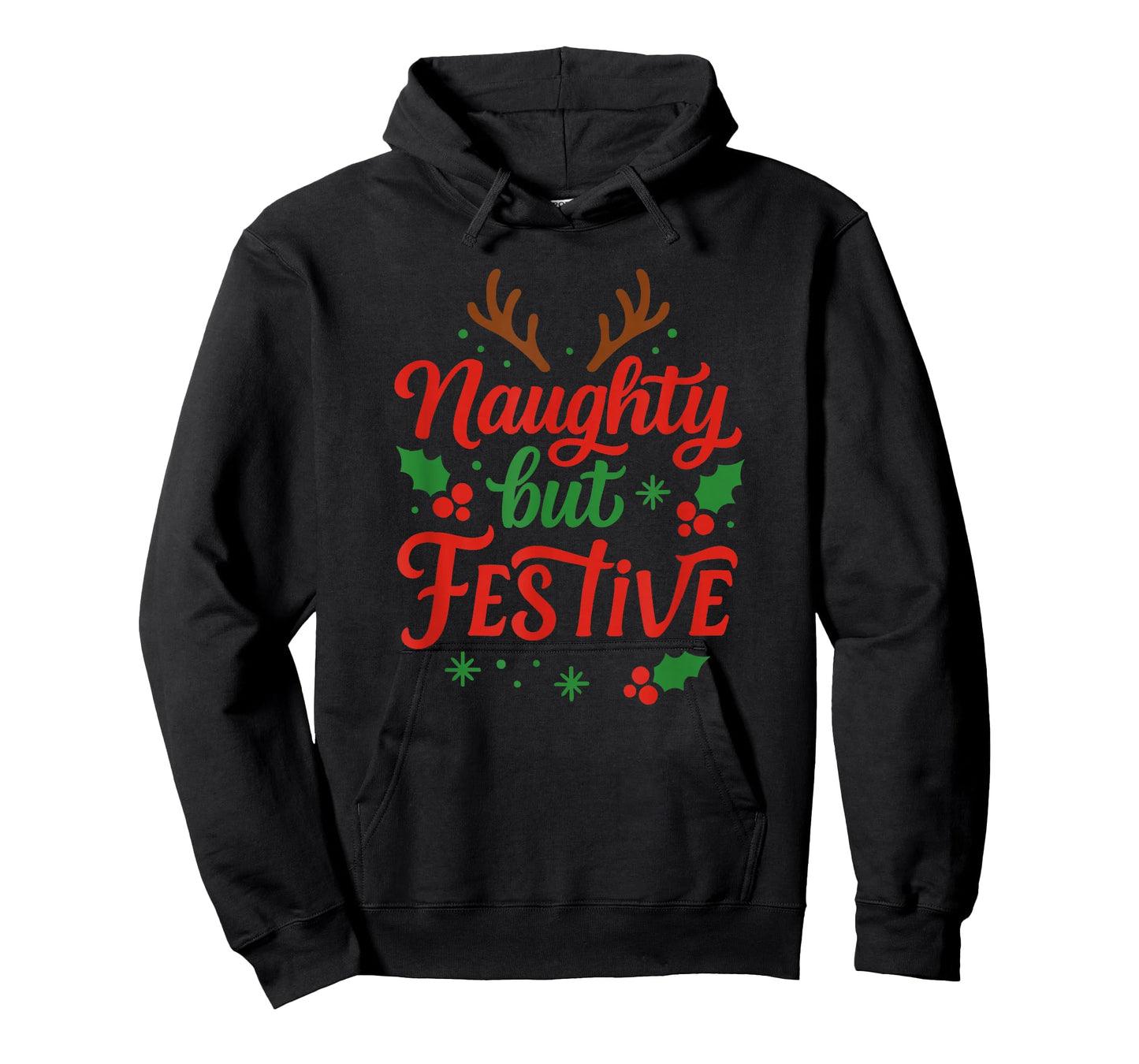 Naughty but Festive Speech for Funny Christmas T-Shirt
