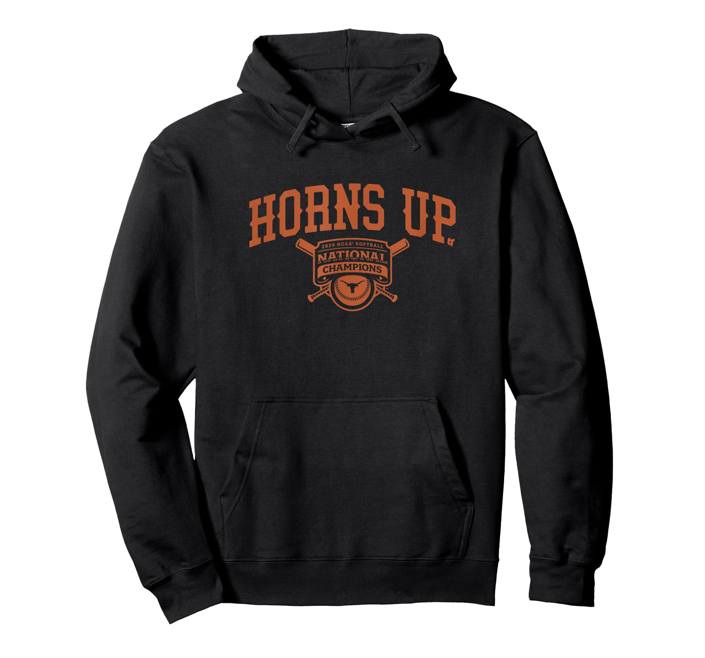 Texas Longhorns - Horns Up National Champs - NCAA Softball T-Shirt