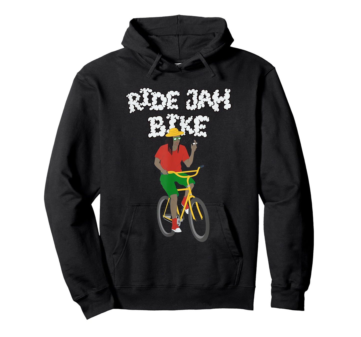 Ride Jah Bike T-Shirt - 420 Rasta Bicycle Shirt