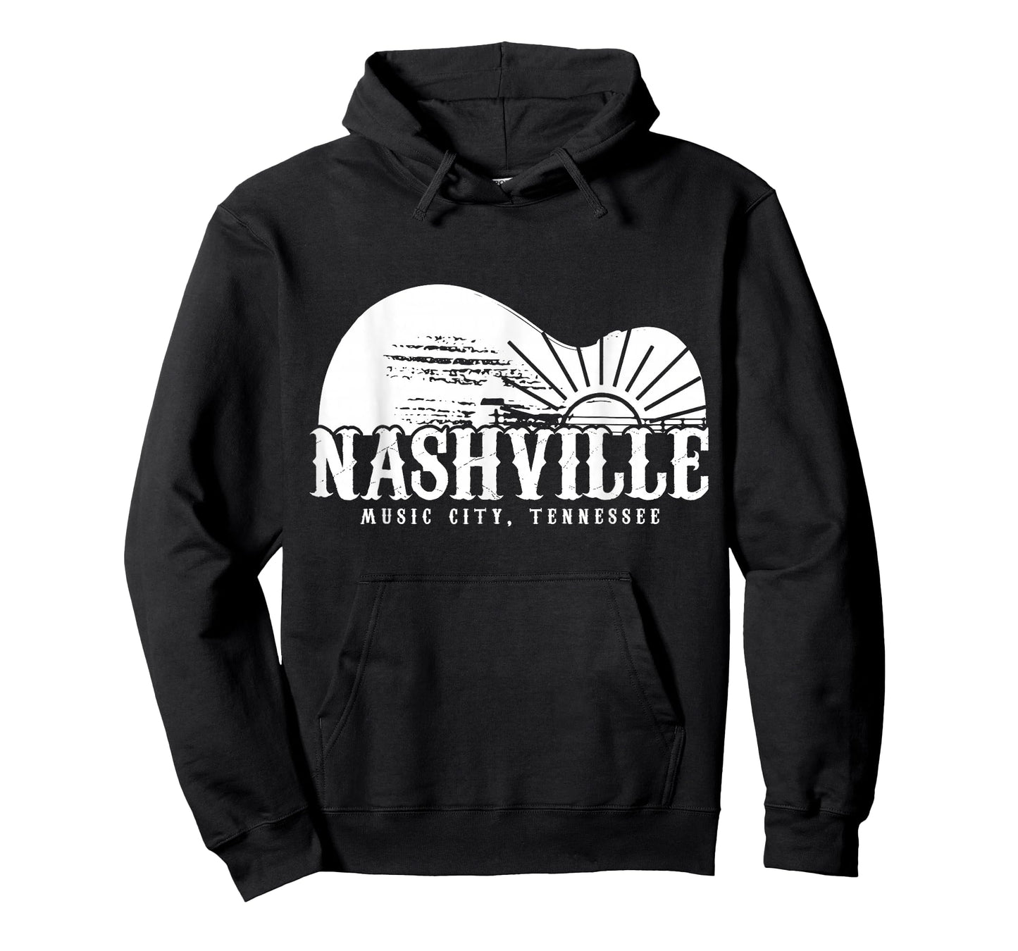 Nashville Tennessee Guitar Player Vintage Country Music City T-Shirt