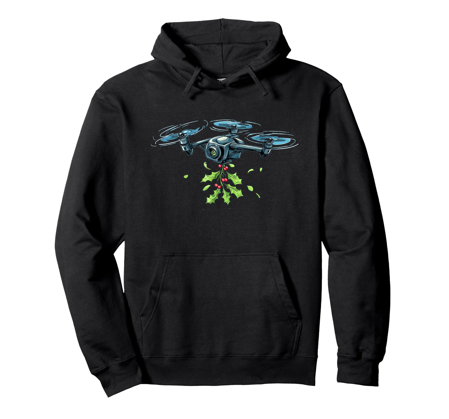 Funny Mistletoe Drone Costume T-Shirt