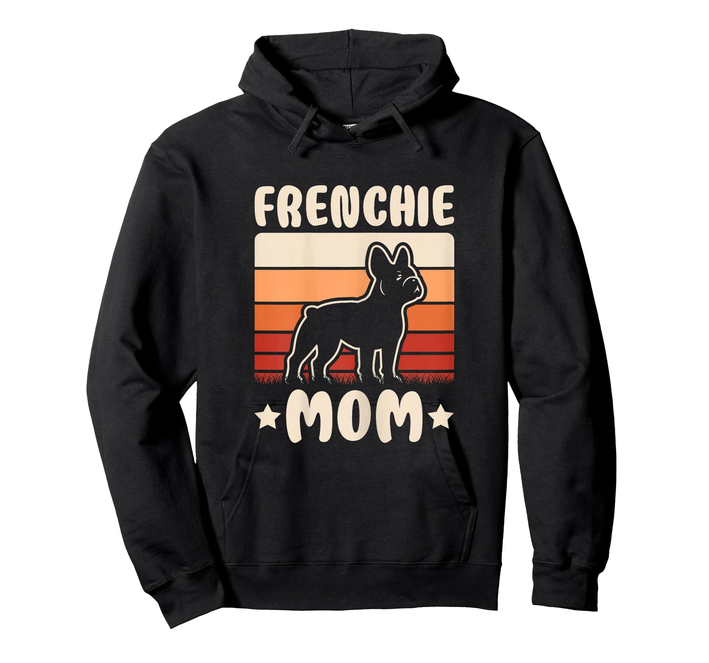 Frenchie Mom Retro French Bulldog Lover Mommy Women T-Shirt