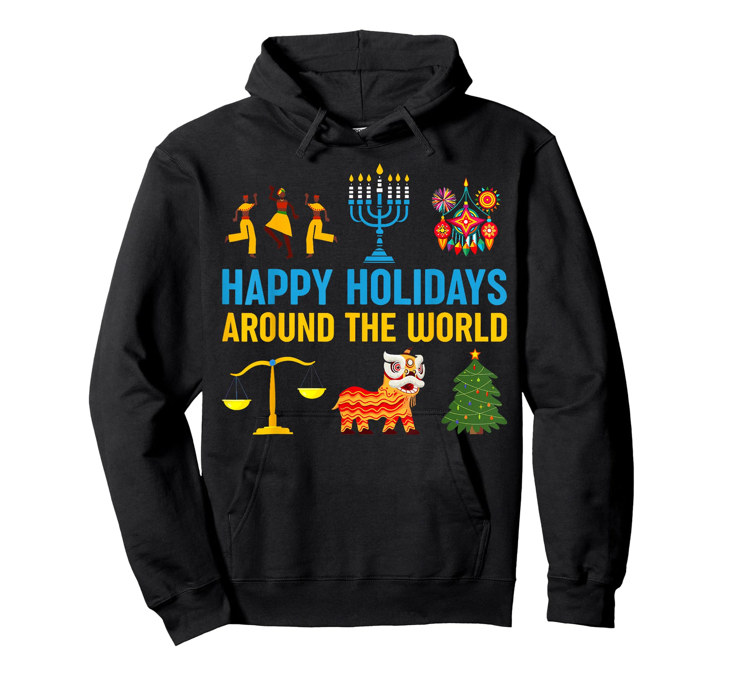 Happy Holidays Around The World Multicultural Matching Group T-Shirt