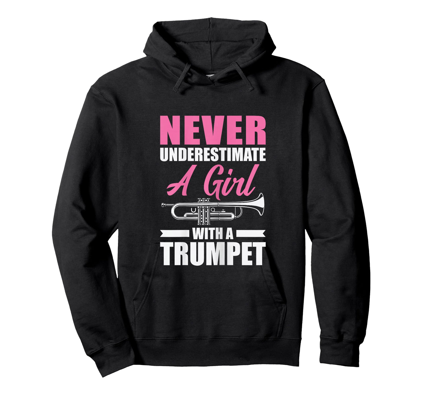 Never Underestimate A Girl With A Trumpet T-Shirt