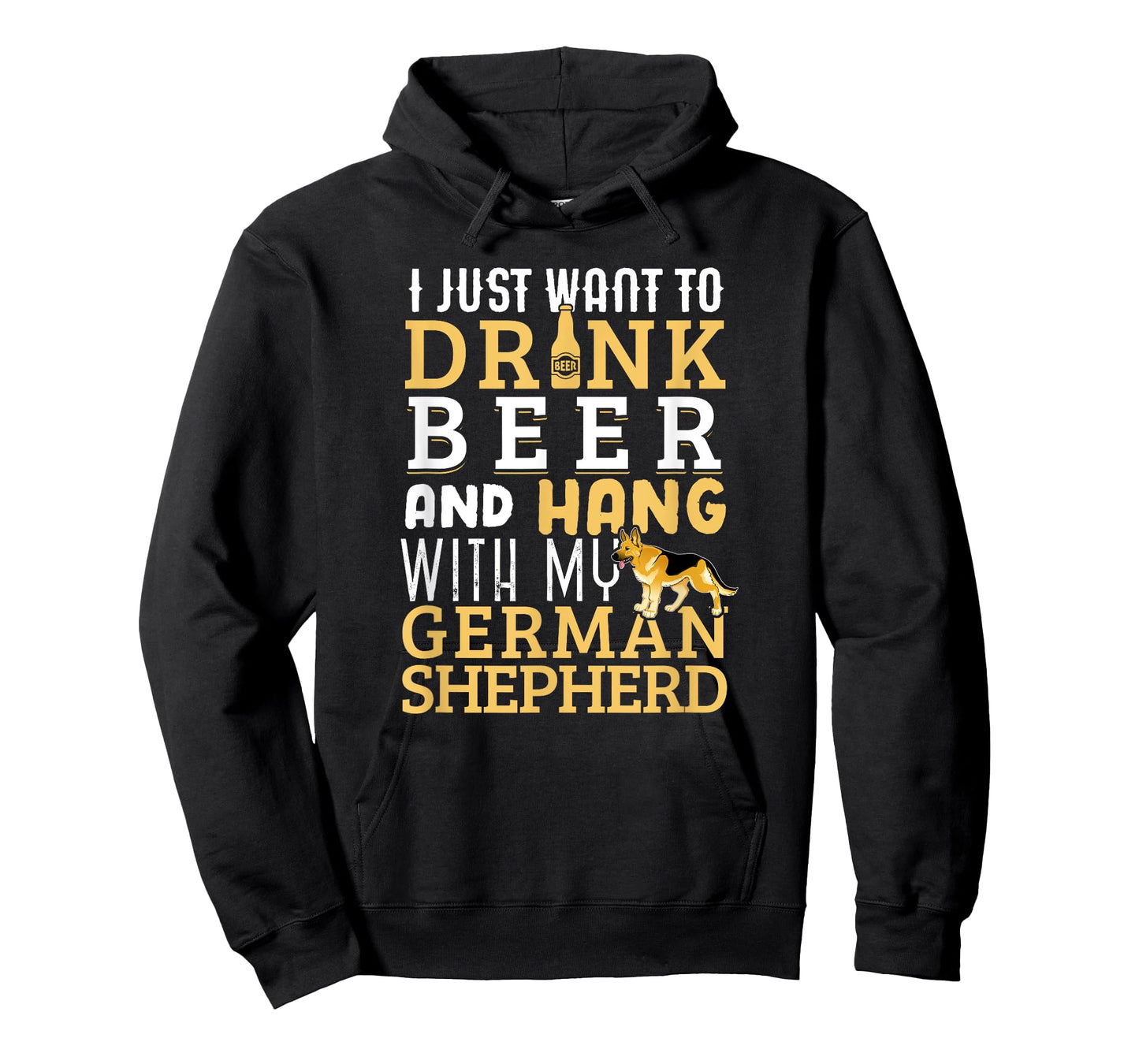German Shepherd Dad Shirt Funny Father's Day Dog Lover Beer T-Shirt