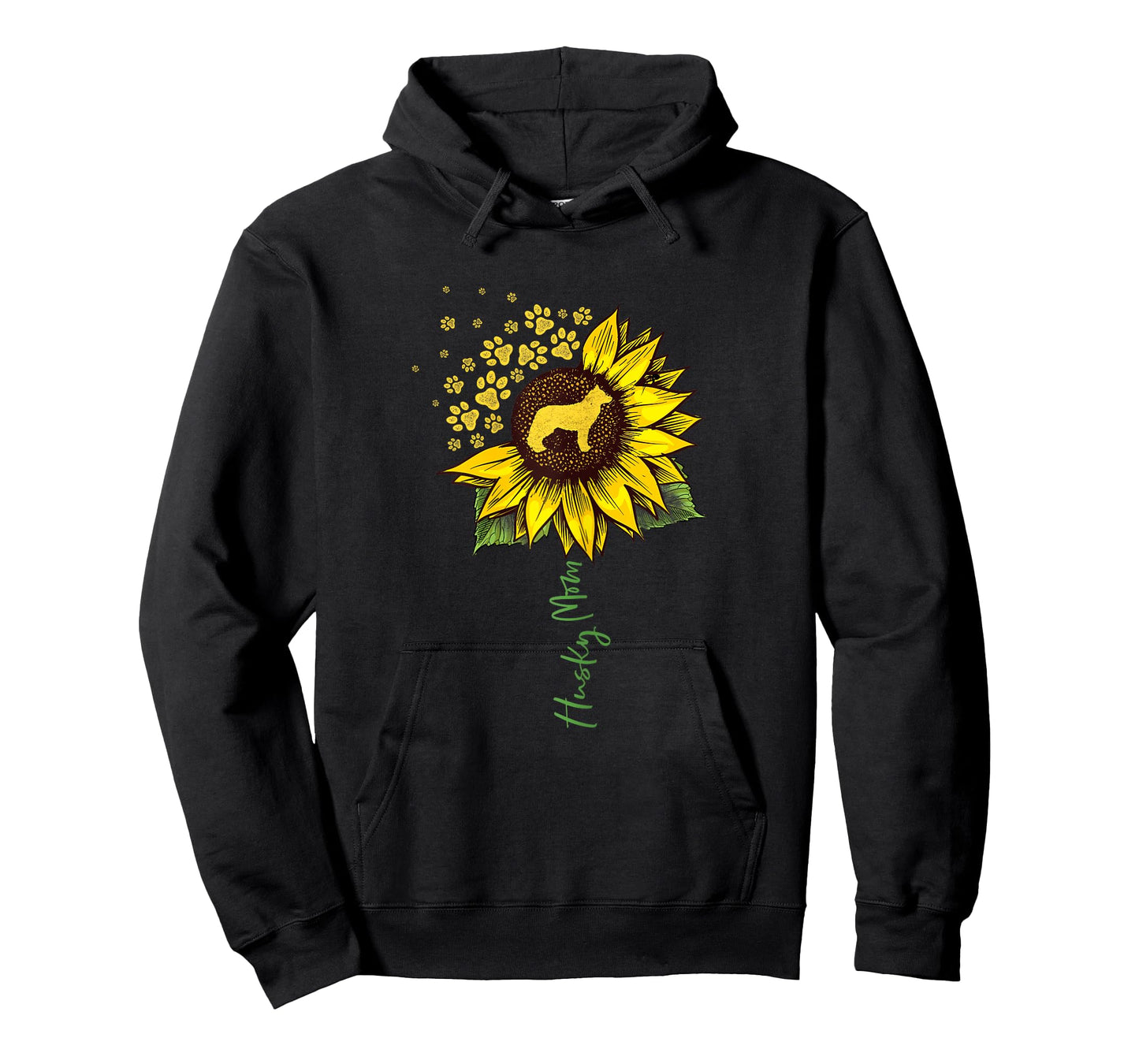 Husky Mom Sunflower Siberian Husky Lover Gifts Dog Mom Mama Women Girls Kids T-Shirt