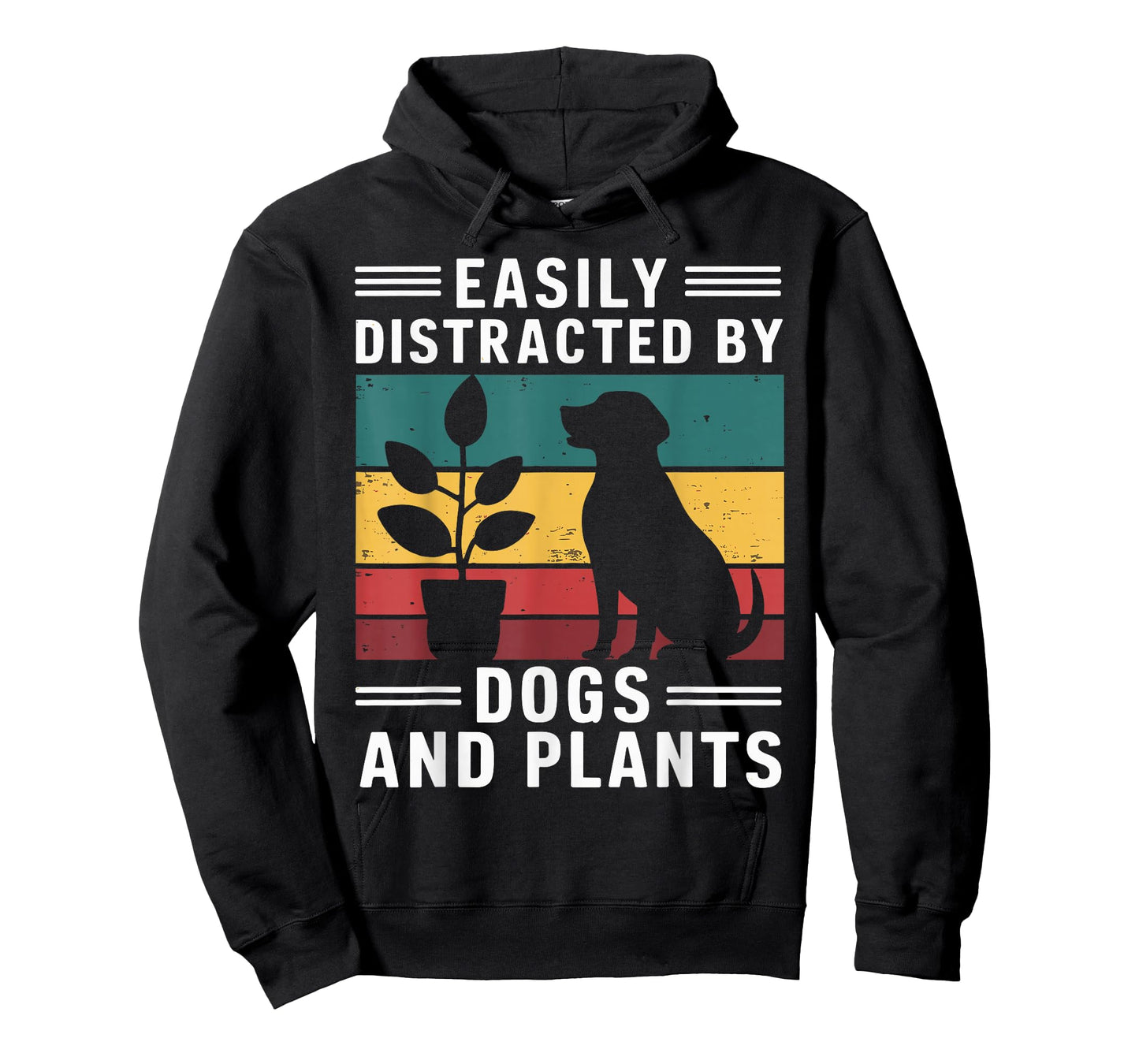 Easily Distracted By Dogs And Plants T-Shirt