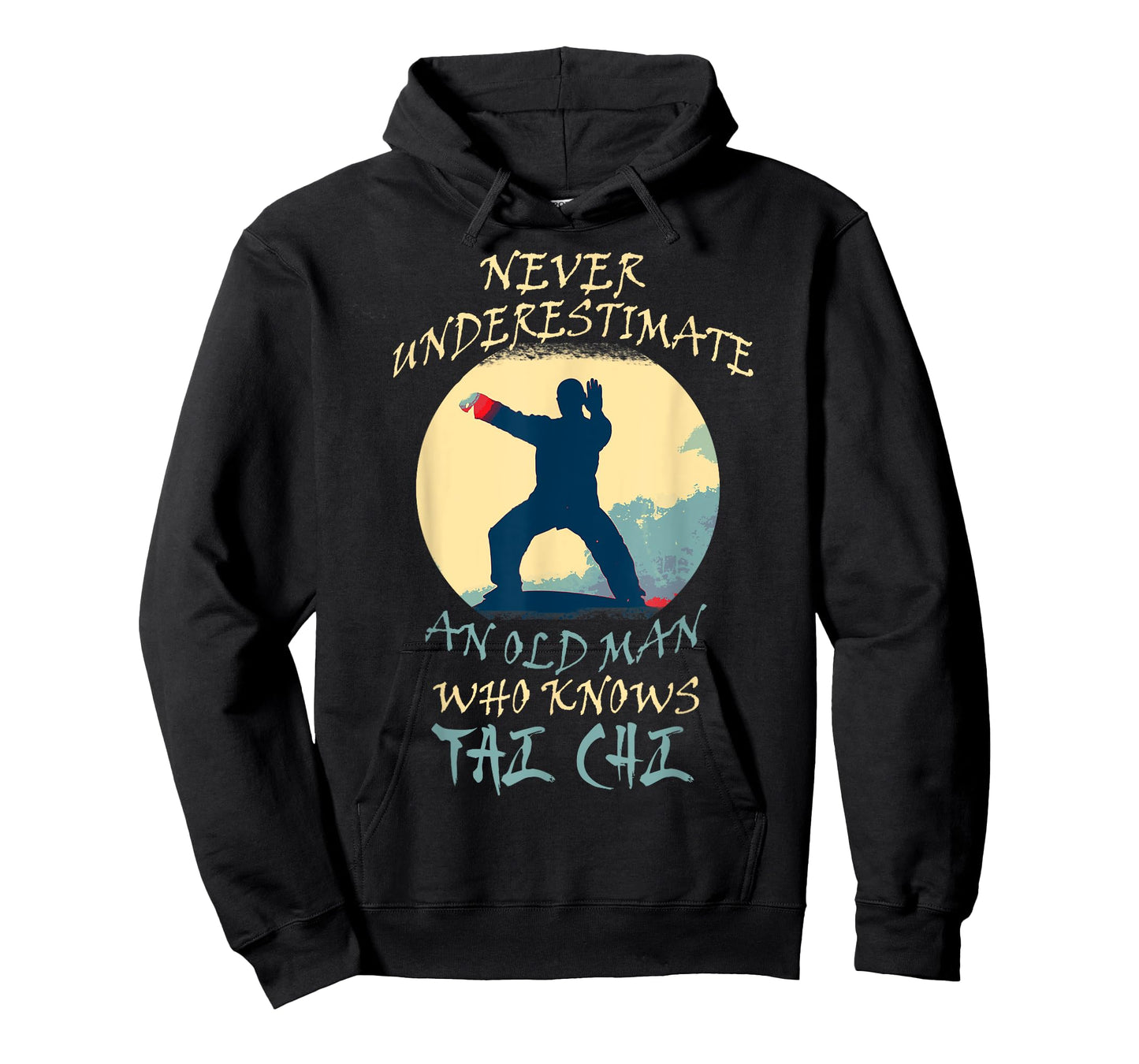 Never Underestimate An Old Man Who Knows Tai Chi Grandpa T-Shirt