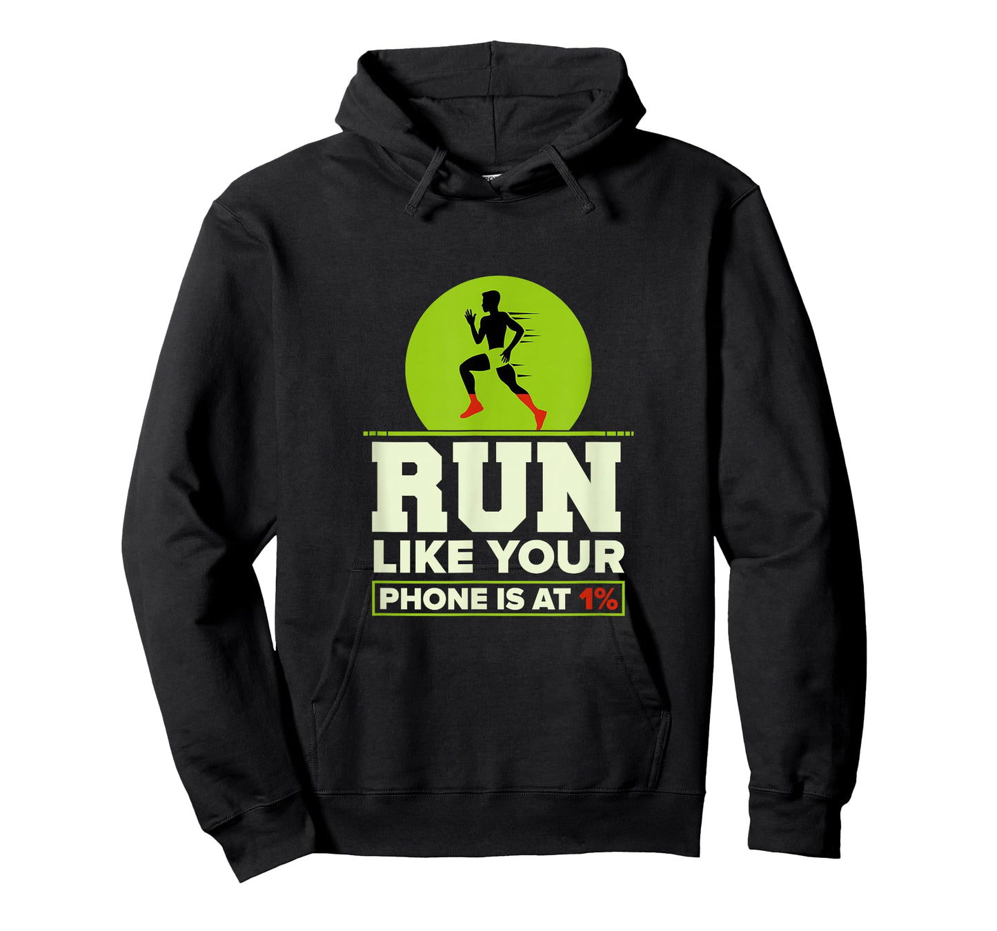 Funny Run Like Your Phone 1% Cross Country XC Gift Men Women T-Shirt