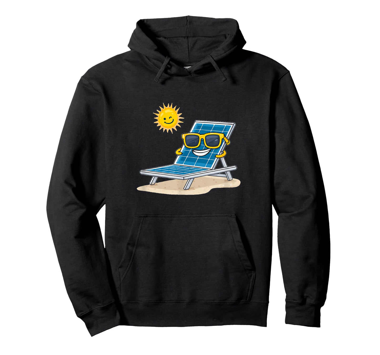 Smiling Solar Panel Costume for Sunbath Lovers T-Shirt