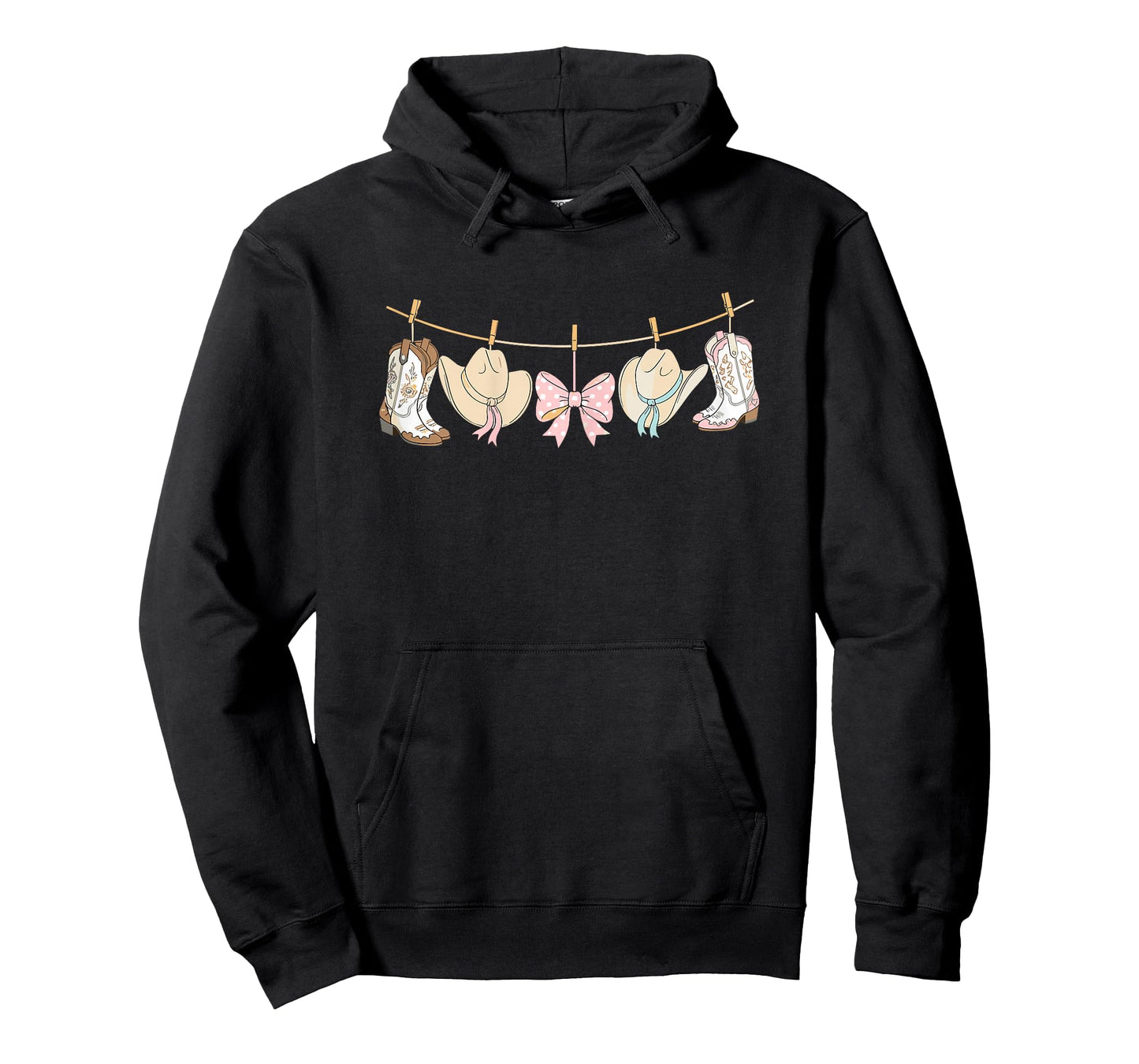 Cowgirl Boots Hats Bow Western Country T-Shirt