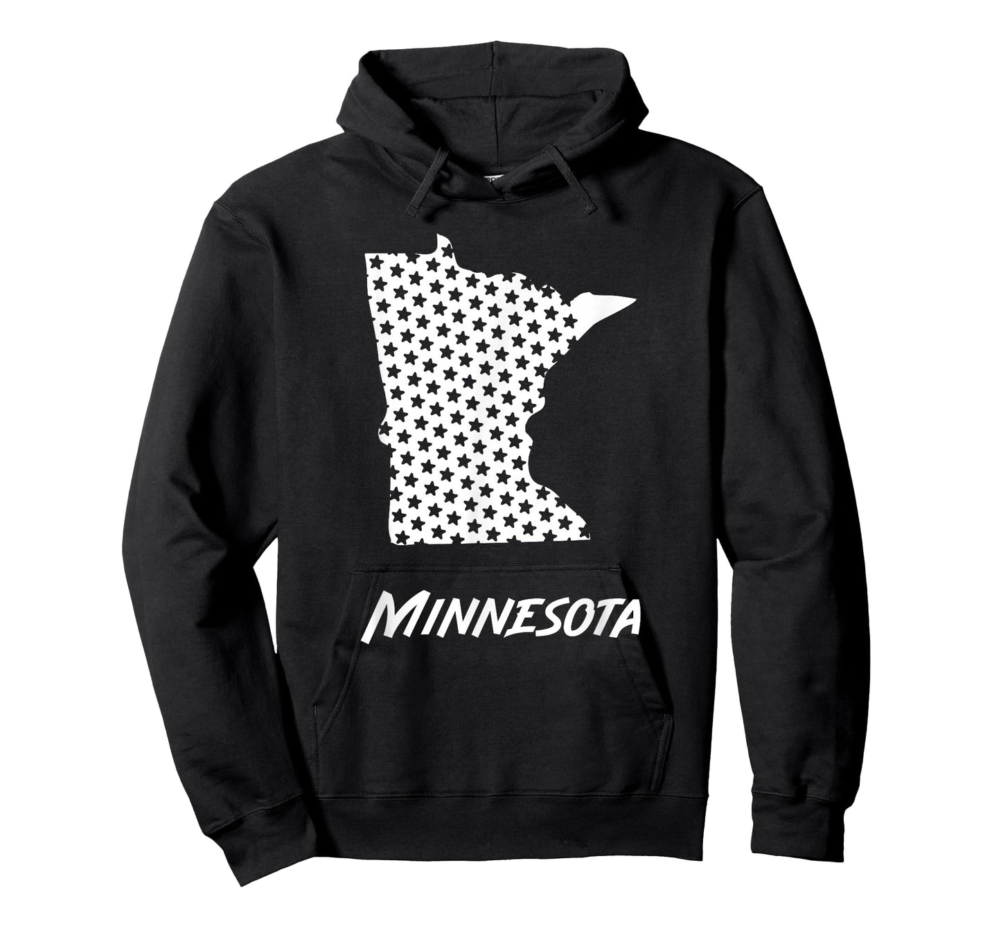 Minnesota USA State Outline Stars Vintage Retro Design T-Shirt