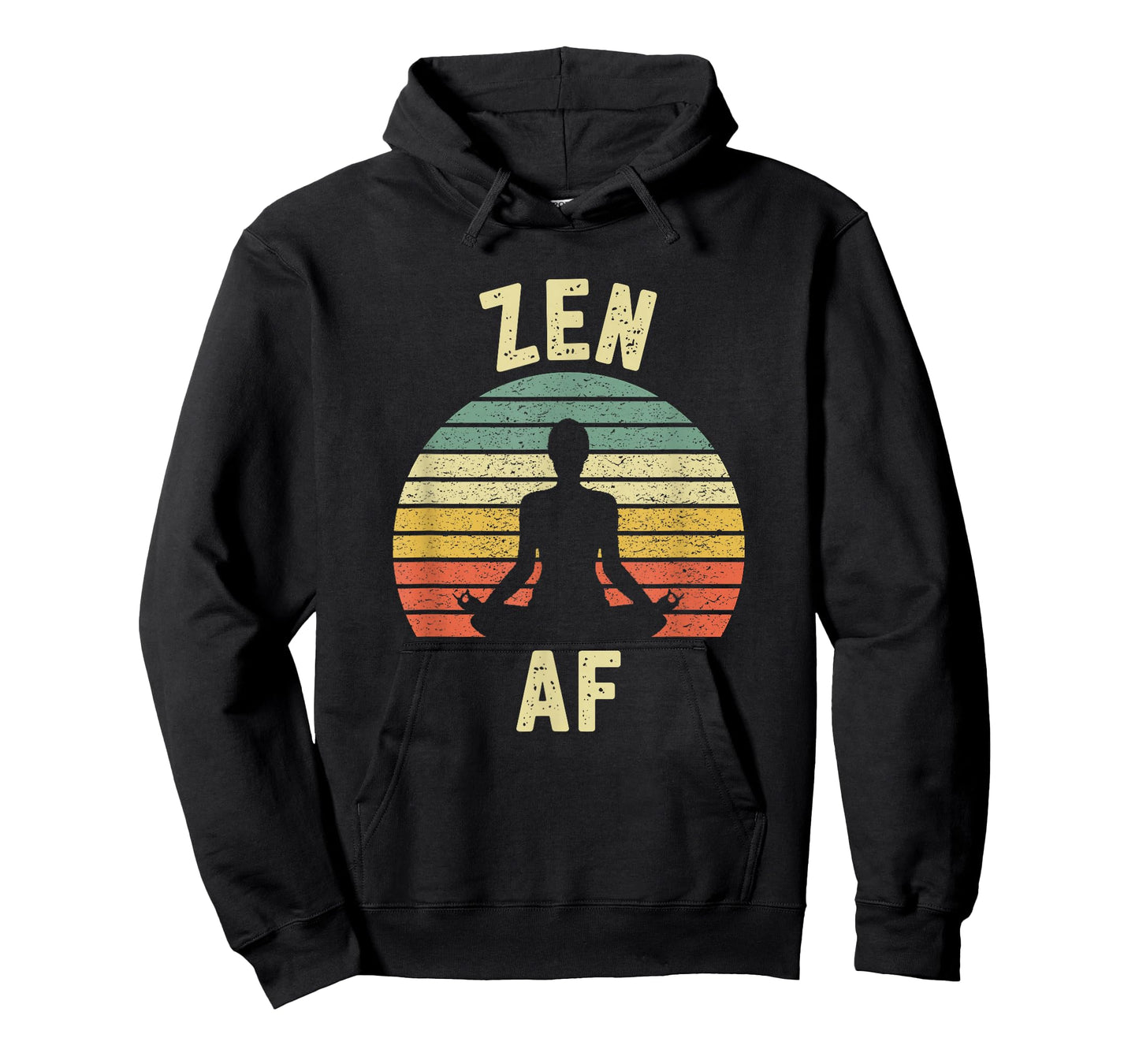 ZEN AF Shirt Retro Yoga T-Shirt Cute Funny Gift for Women T-Shirt