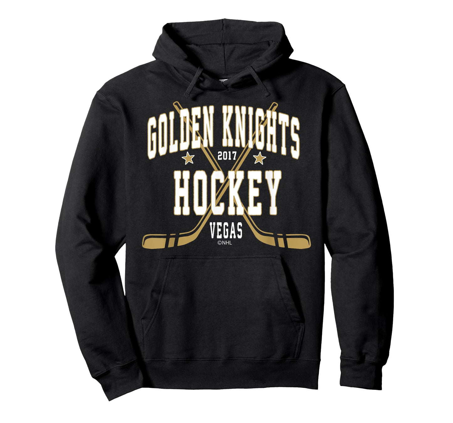 Vegas Golden Knights Stars Black Officially Licensed T-Shirt