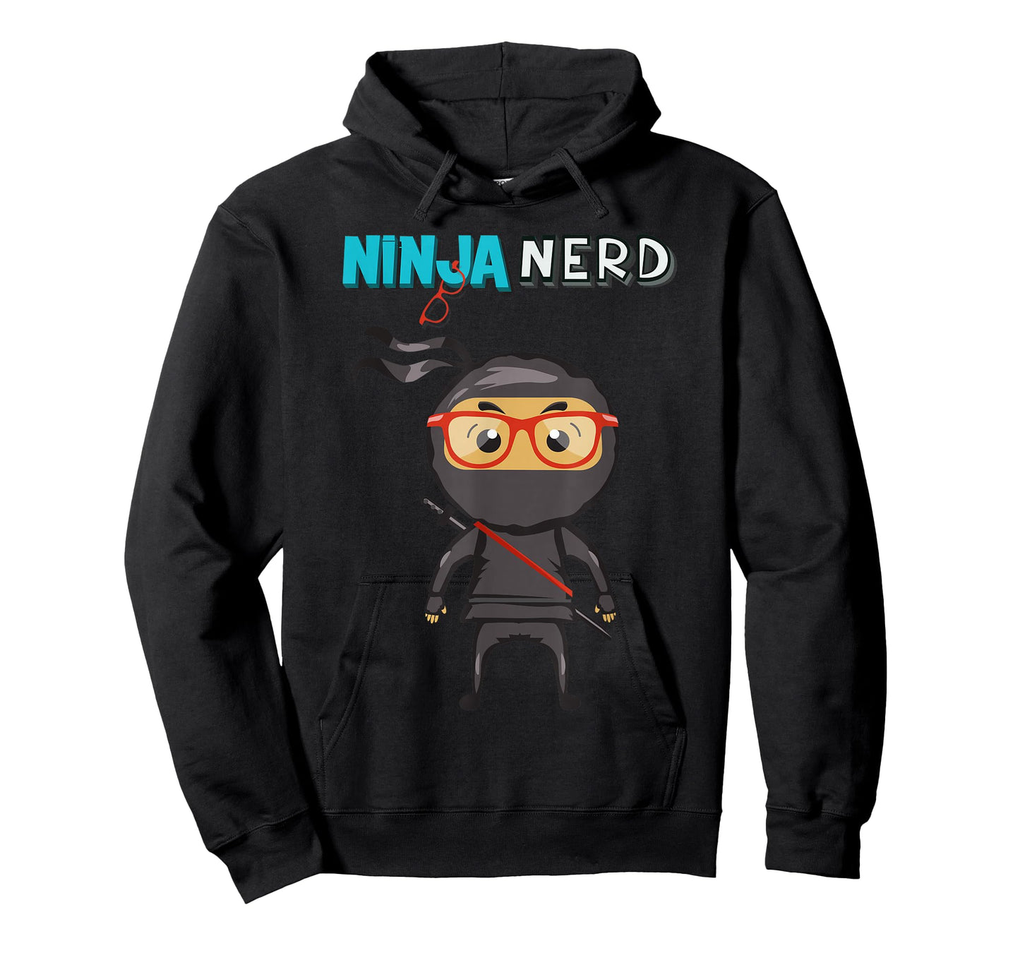 Ninja Nerd T-Shirt, Blue, S