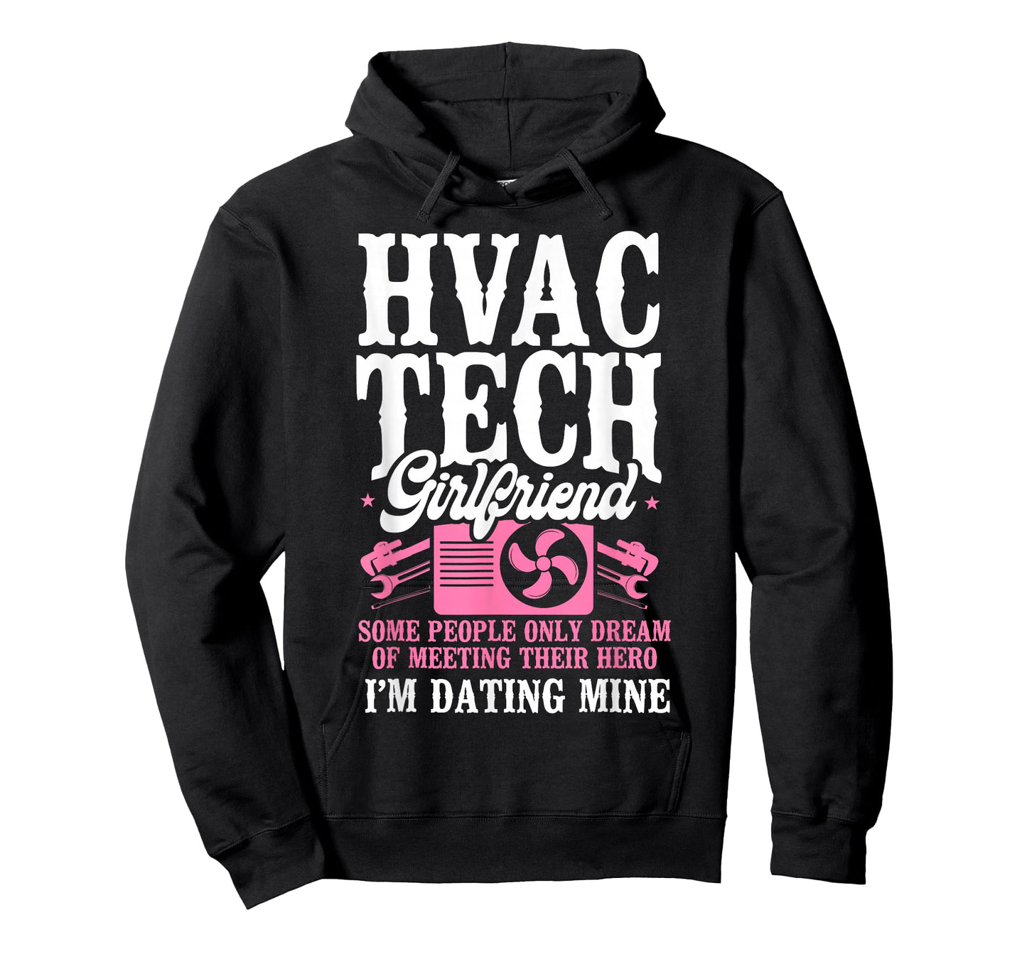 HVAC Technician Tech Girlfriend Vintage Hvac Tech Girlfriend T-Shirt