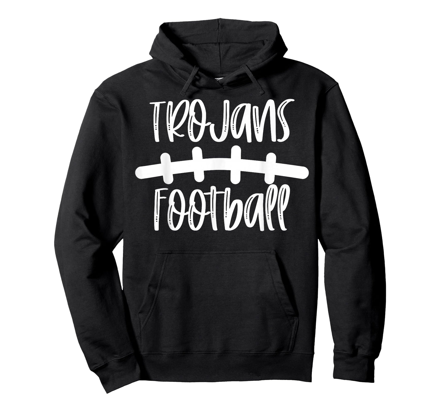 Trojans Football School Spirit Team Mascot Game Night T-Shirt