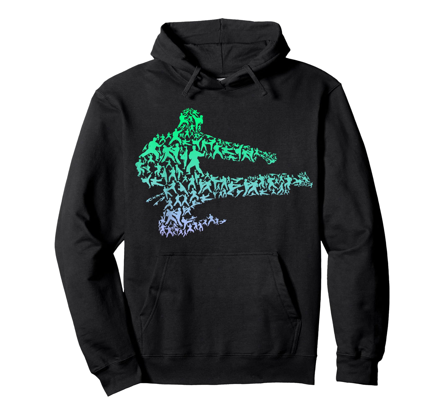 Cool Martial Arts Karate Kick Fighter Graphic Design Karate T-Shirt