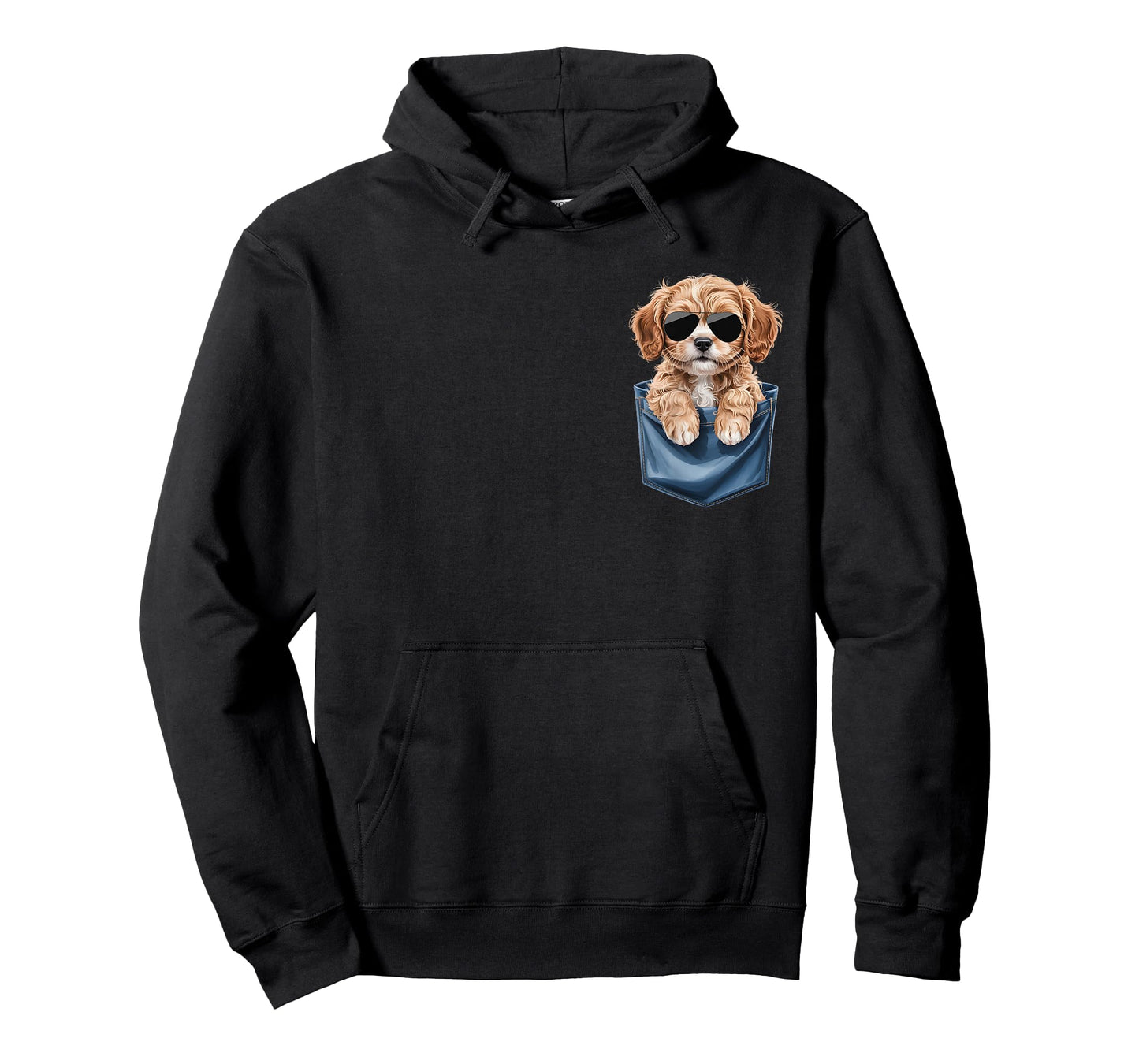 Cute Pocket Cavapoo Lover Doodle Dog Mom T-Shirt