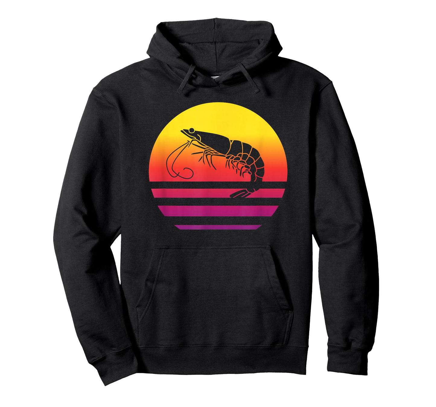 Shrimp Retro Style Vintage T-Shirt