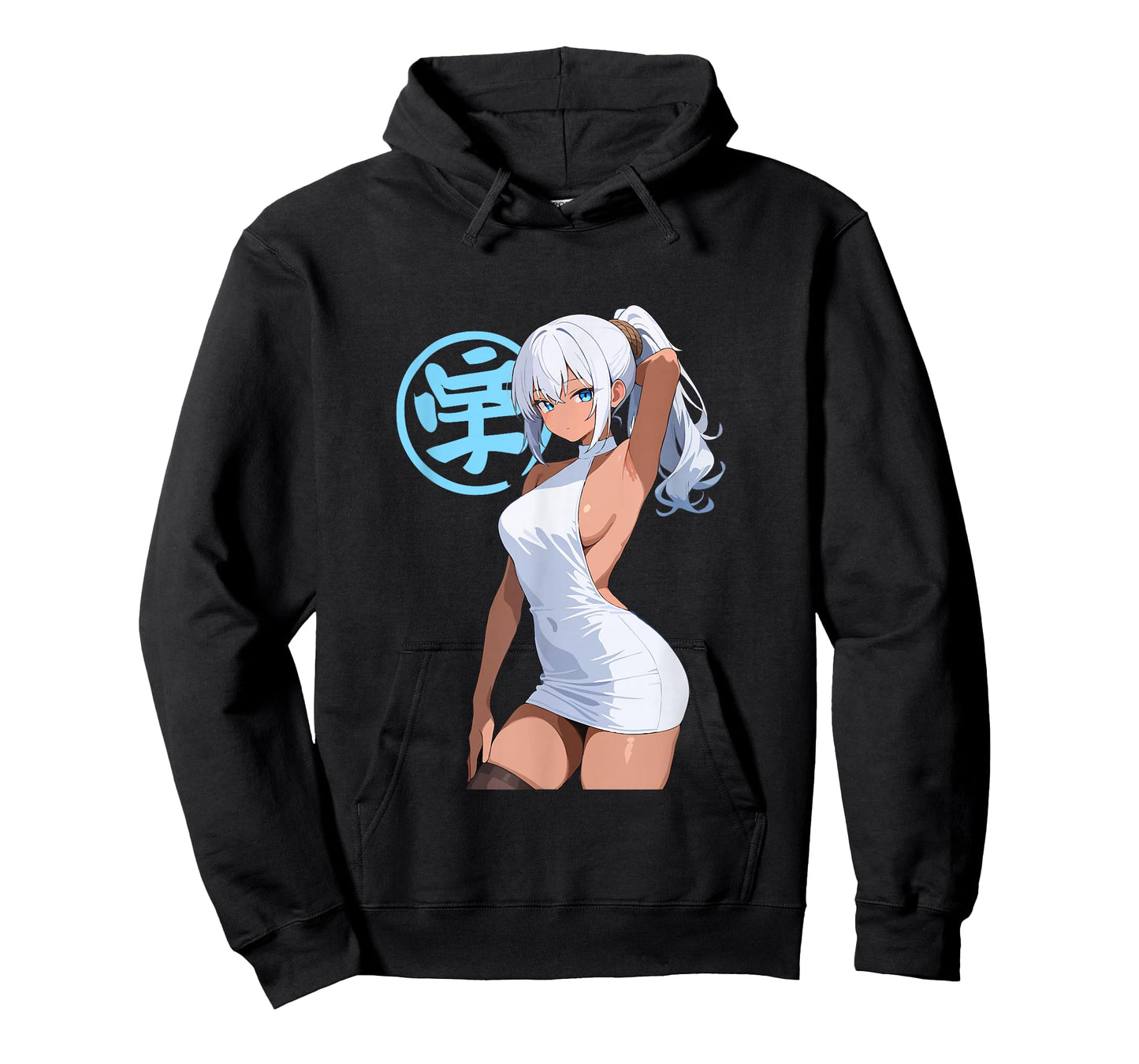 Sexy Waifu Anime Girl Dress Lingerie Japanese Art Style T-Shirt