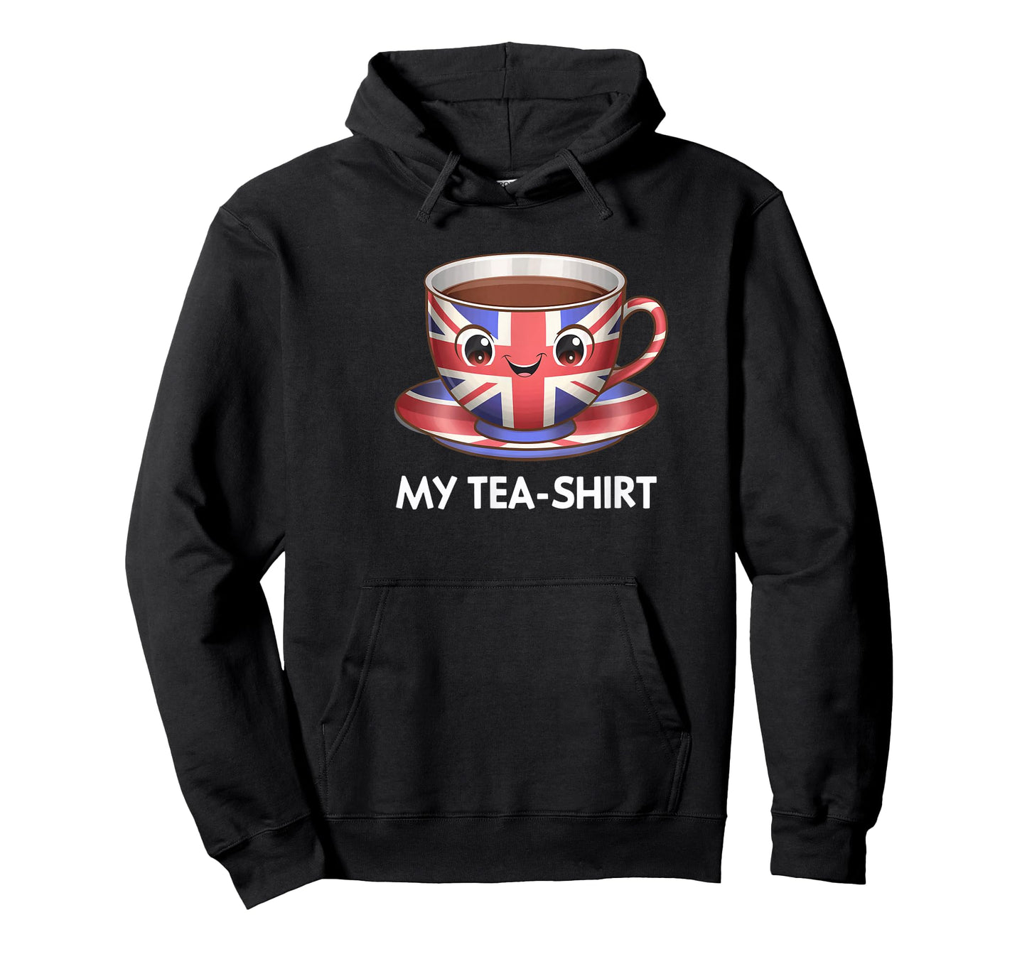 I Love English Tea Party UK Flag London Souvenir Funny Tea T-Shirt