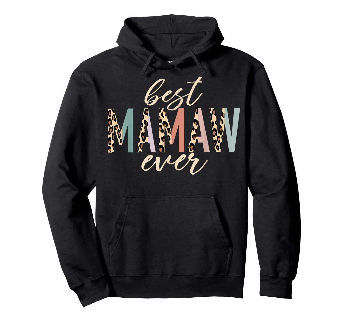 Best Mamaw Ever Gifts Leopard Print Mothers Day T-Shirt
