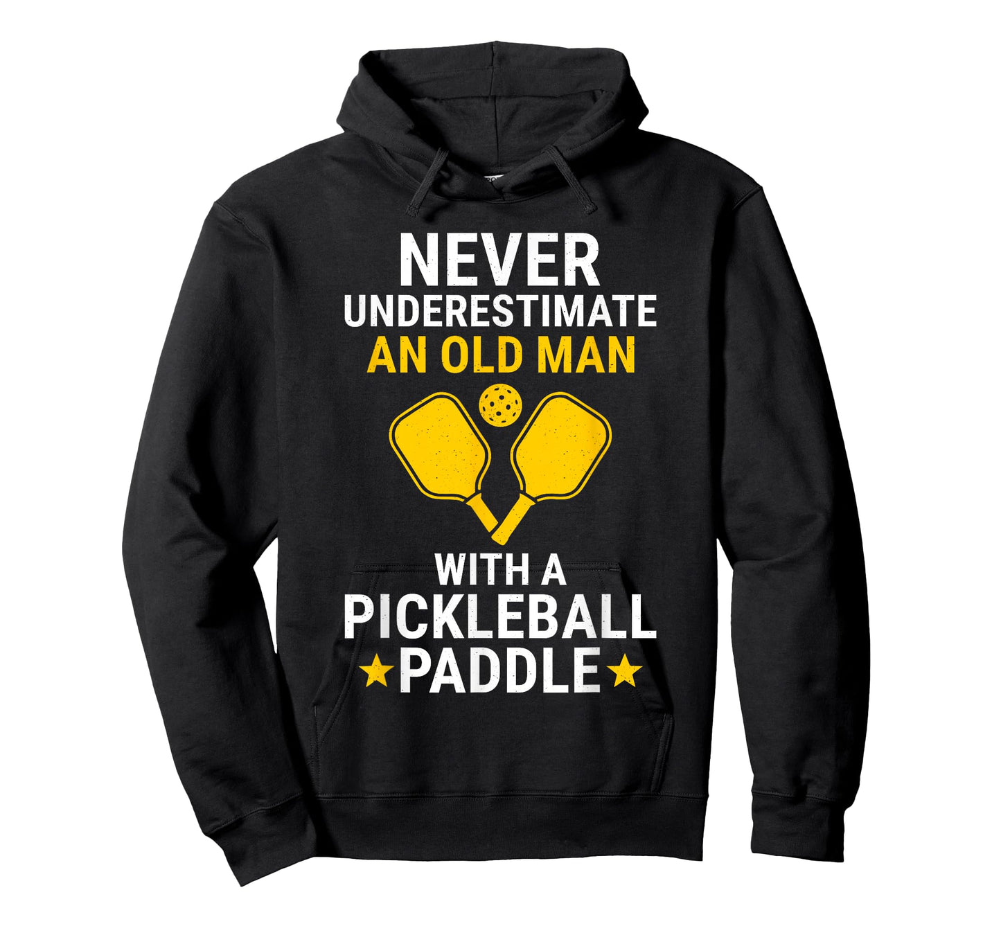 Never Underestimate an Old Man with A Pickleball Paddle T-Shirt