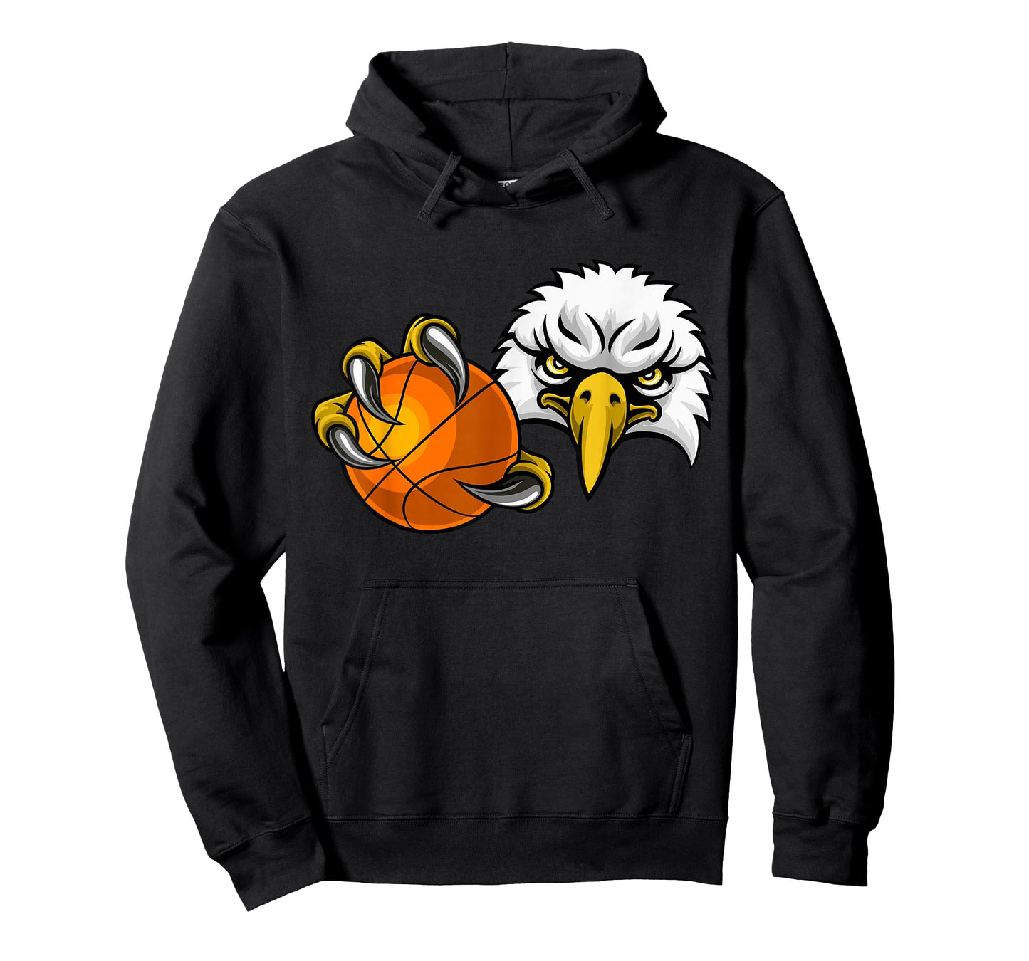 Eagle Hawk Basketball Ball Bald Eagles Cartoon T-Shirt