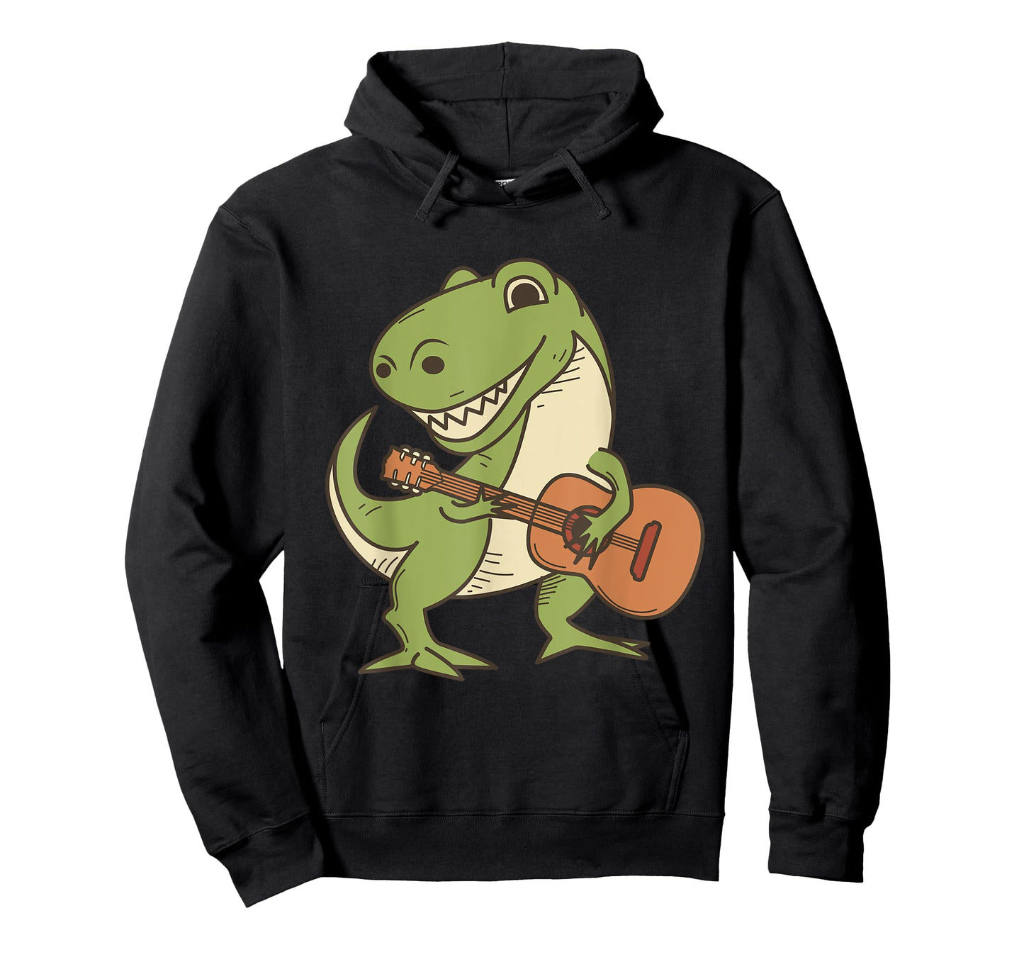 Dinosaur Playing Guitar Shirt | Cool Dino Music Lover Gift T-Shirt