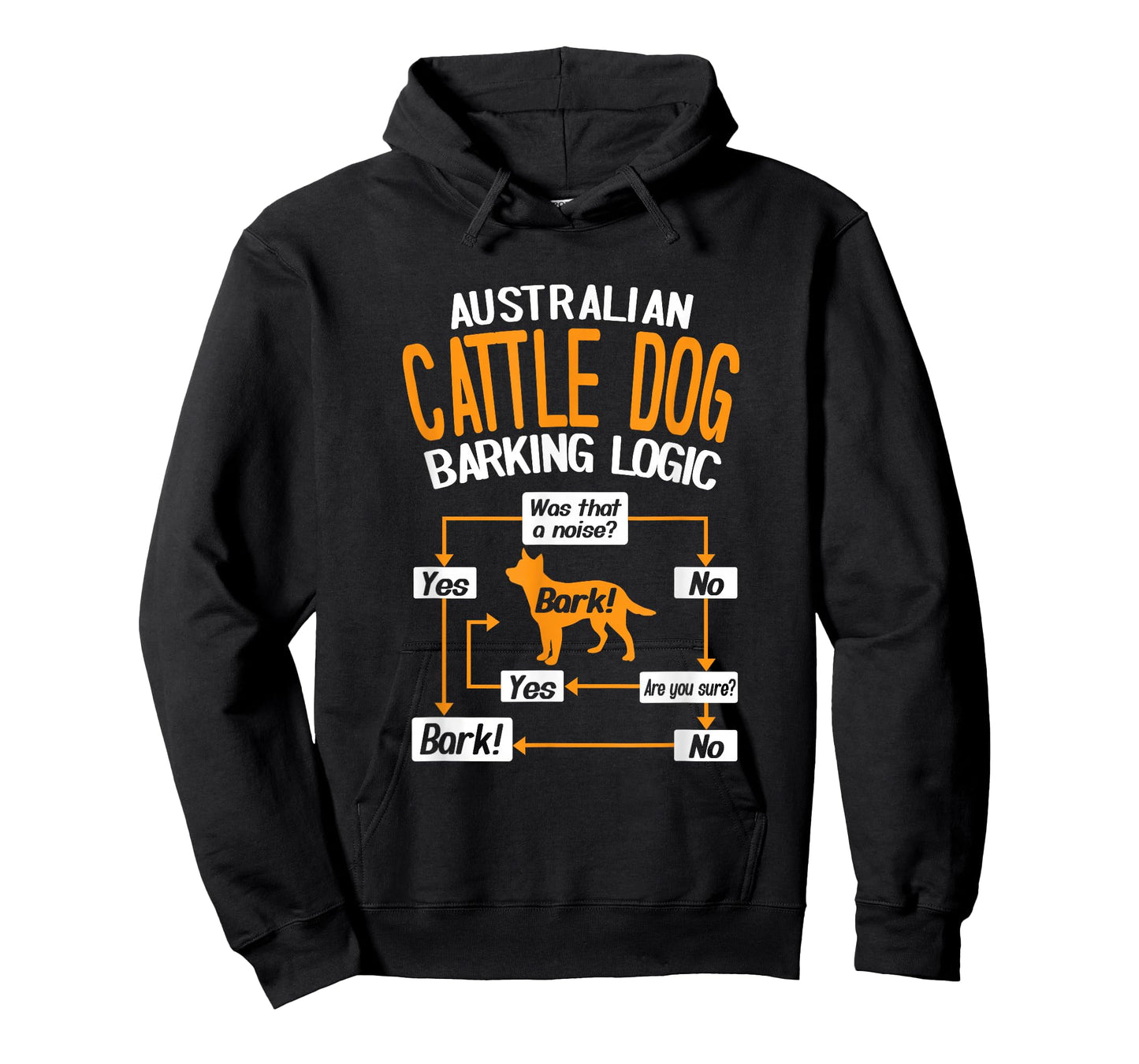 Australian Cattle Dog Barking Logic Funny Dog Lover T-Shirt