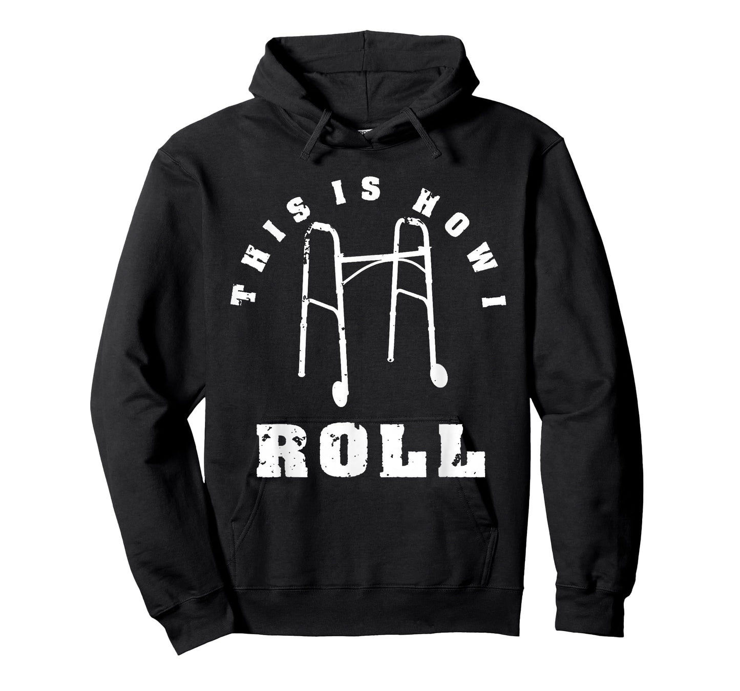 This Is How I Roll | Funny Senior Citizen Walker Gift T-Shirt