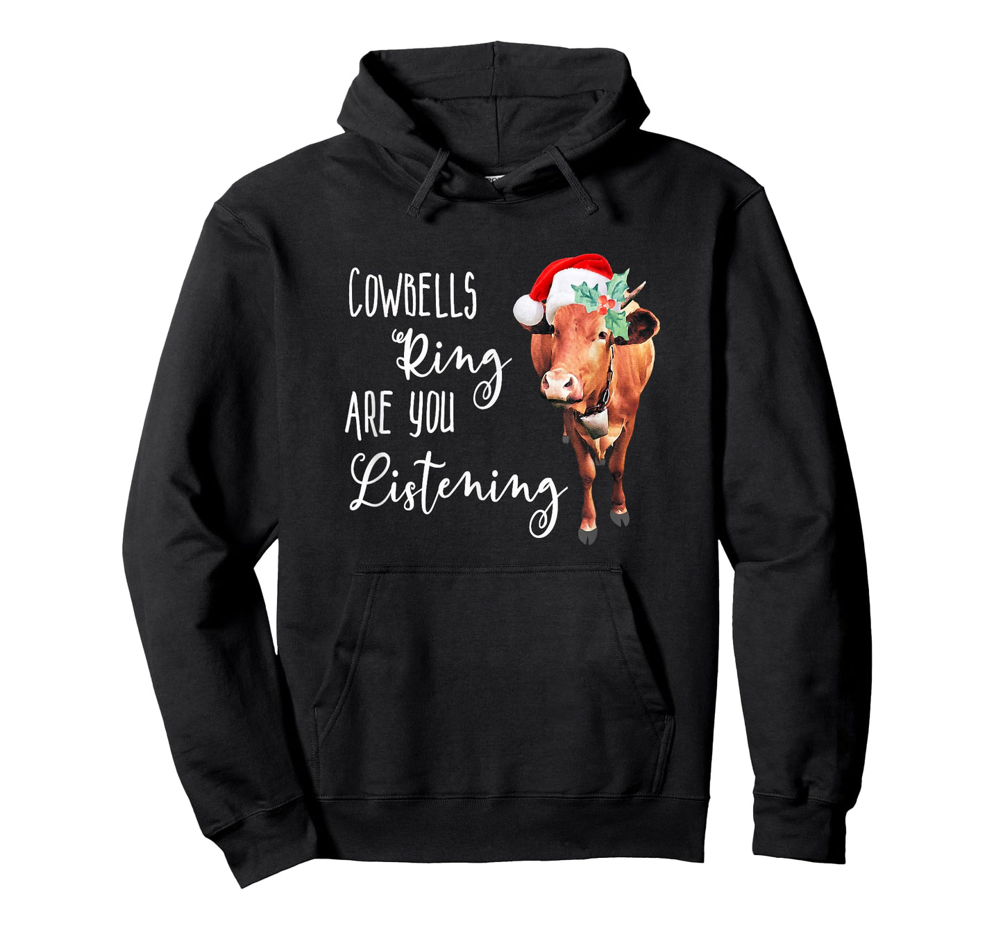 Christmas Heifer Cowbells Ring Vintage Country Gift