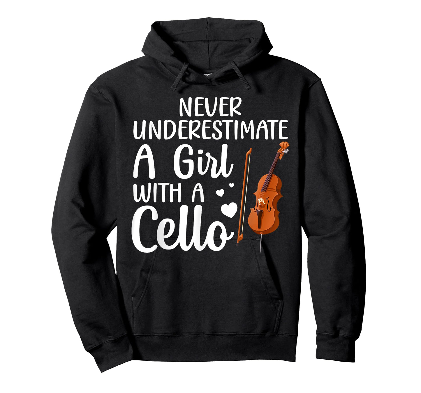 Funny Cello Art for Girls Women Kids Youth Cello Players T-Shirt