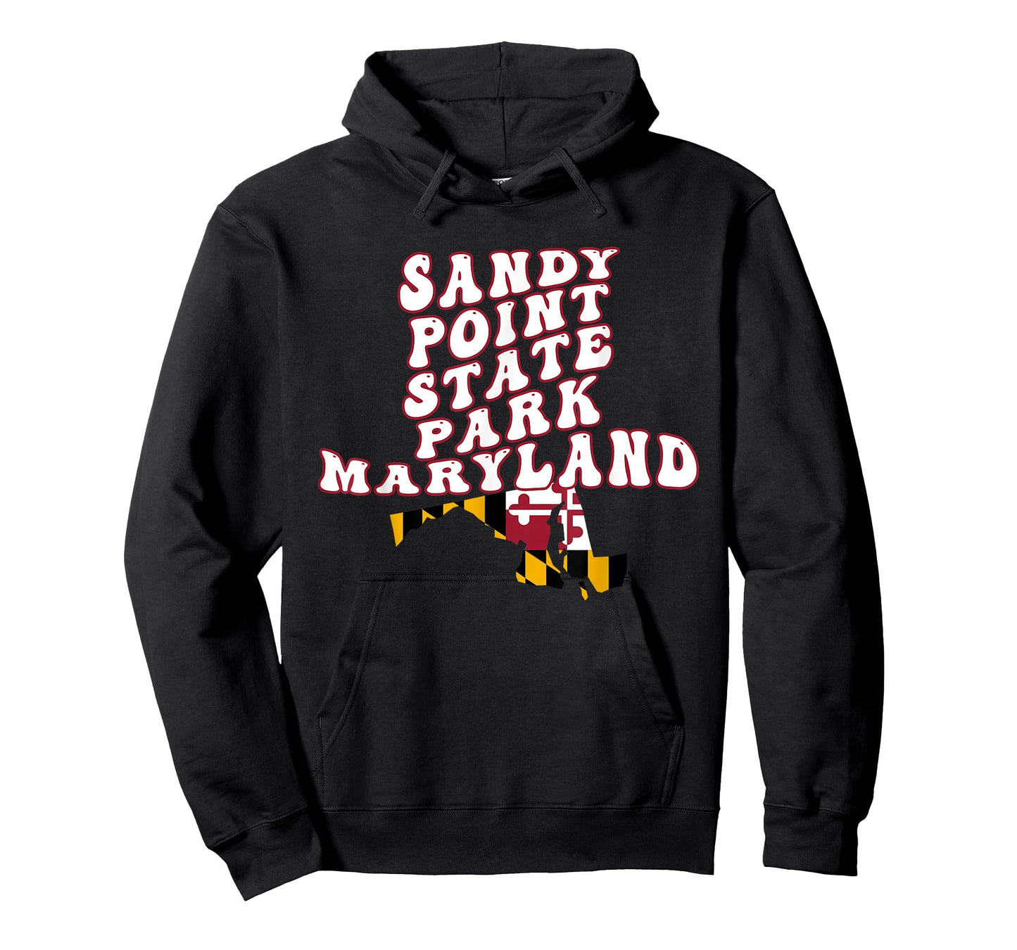 Sandy Point State Park Maryland MD Flag Vacation Souvenir T-Shirt